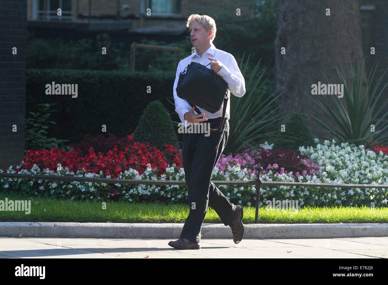 Westminster London, UK. 9th September 2014. Jo Johnson MP arrives at Downing street for the weekly cabinet meeting Credit:  amer ghazzal/Alamy Live News Stock Photo