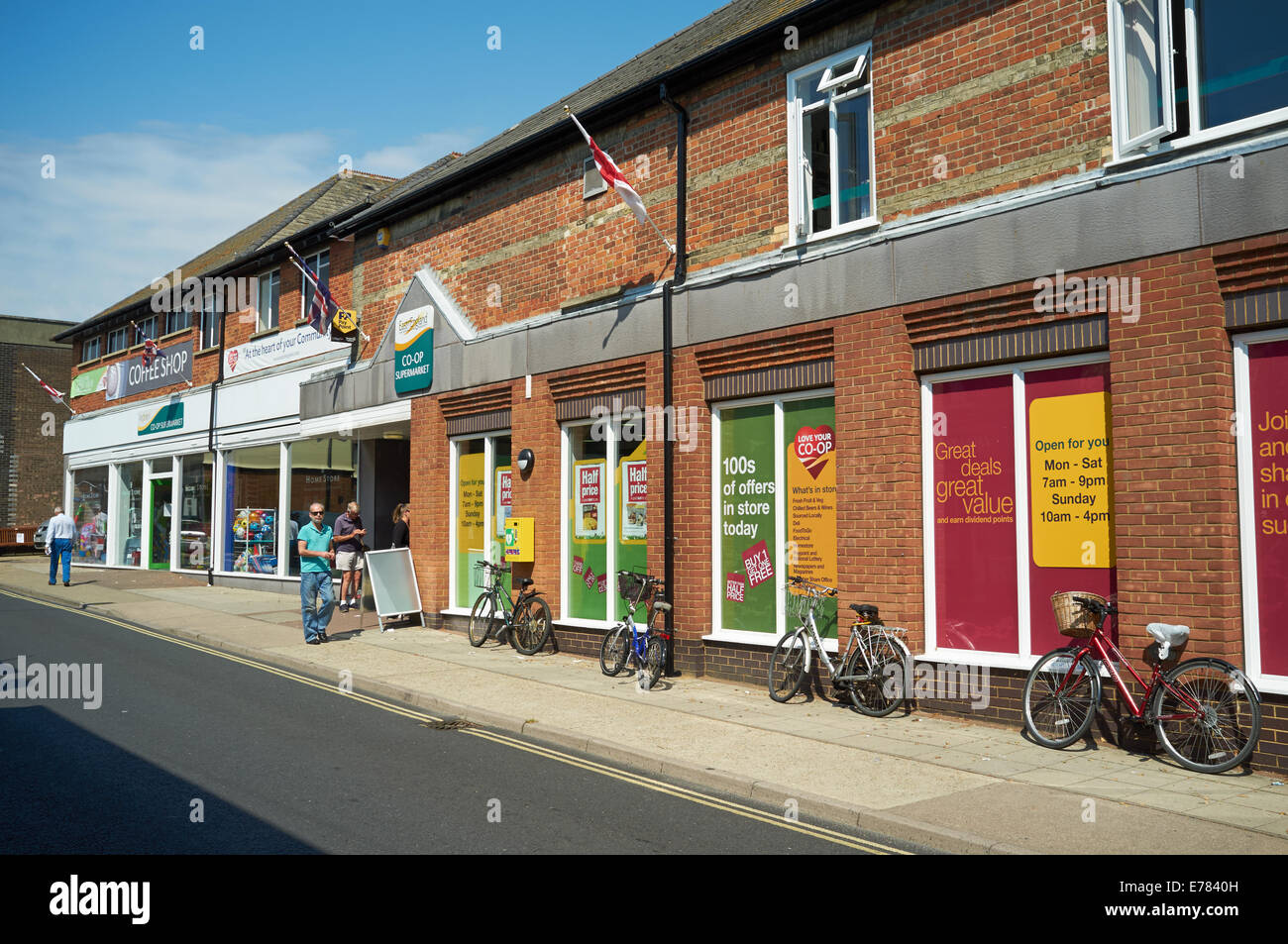 East of England COOP supermarket Leiston Suffolk UK Stock Photo Alamy
