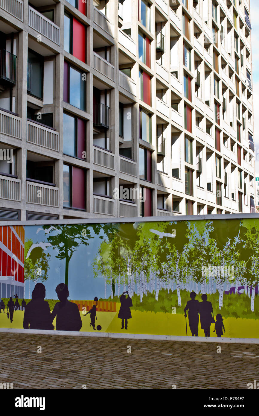 Urban Splash regeneration of Park Hill Flats in Sheffield, South