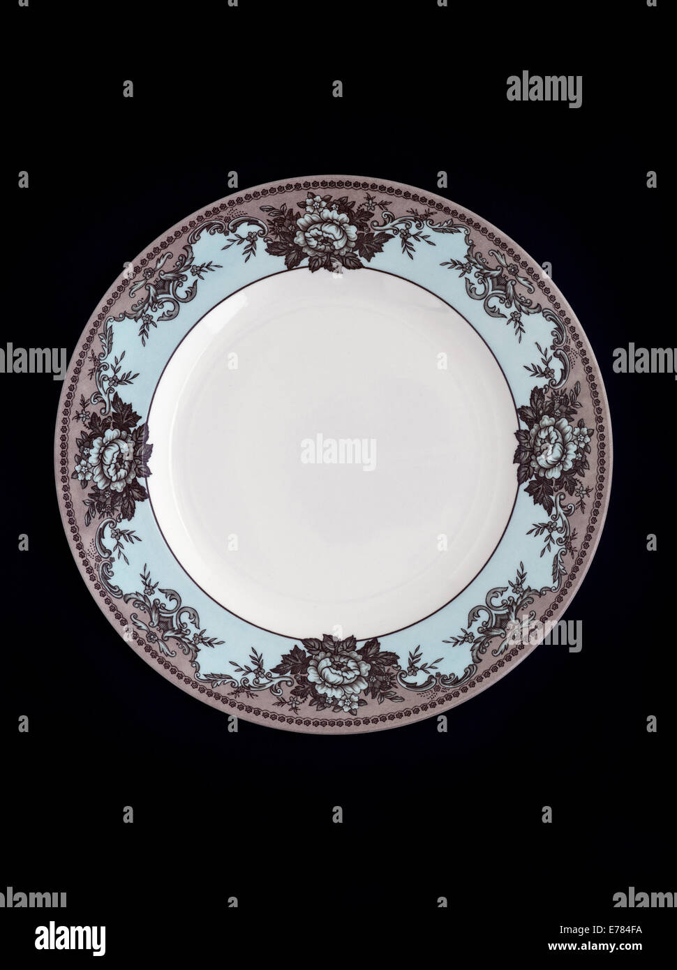 Vintage Dining Plate Stock Photo