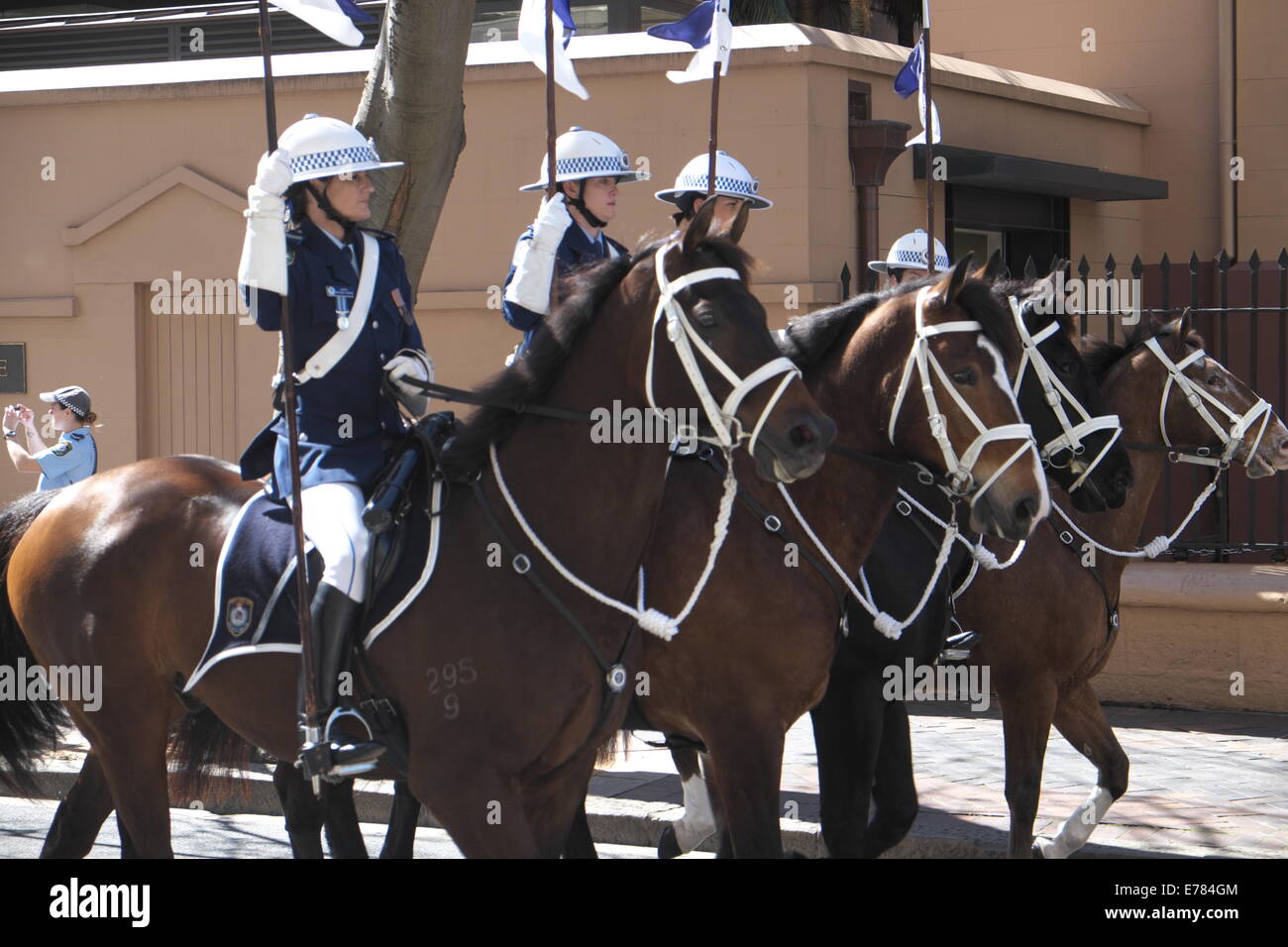 Sydney, Australia. 09th Sep, 2014. The Governor of New South Wales, Dame Marie Bashir, is honoured by the New South Wales Parliament as she prepares to retire from public life. Accompanied by an honour guard the Governor officially opened the 55th session of State Parliament Credit:  martin berry/Alamy Live News Stock Photo