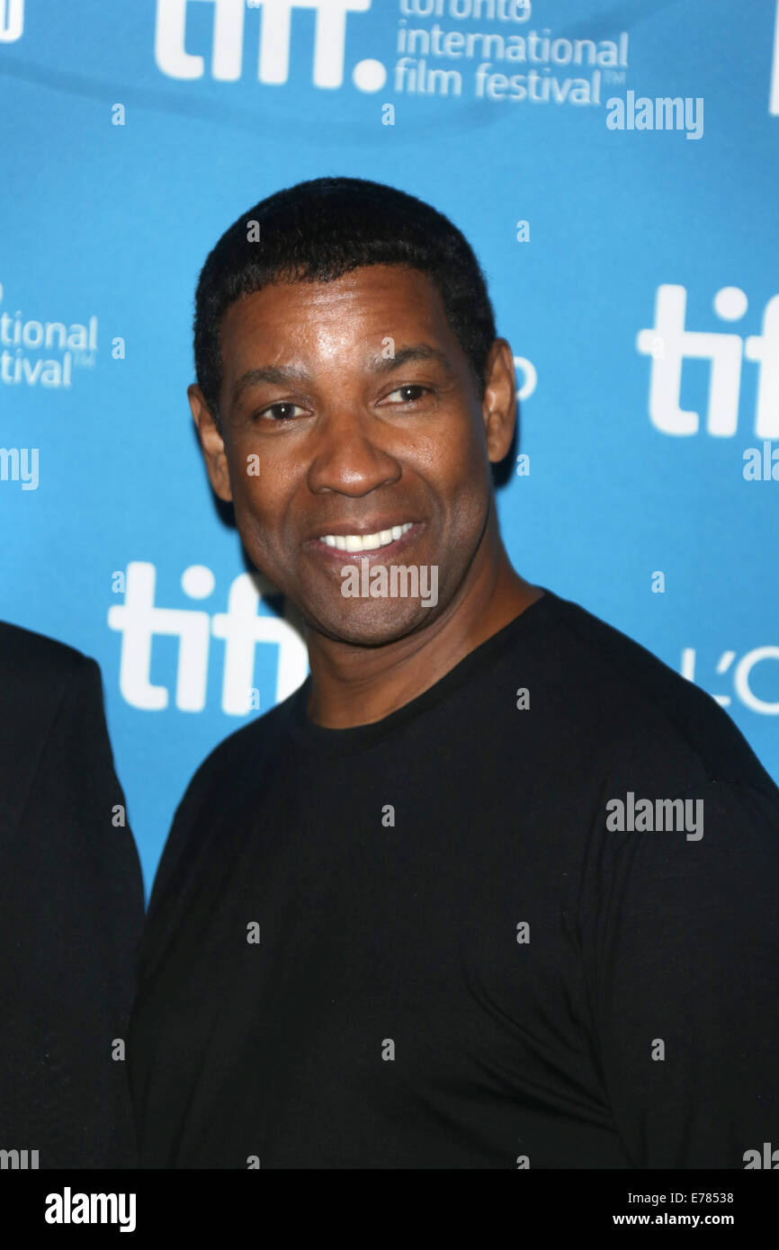 Toronto, Canada. 07th Sep, 2014. Actor Denzel Washington poses at the ...