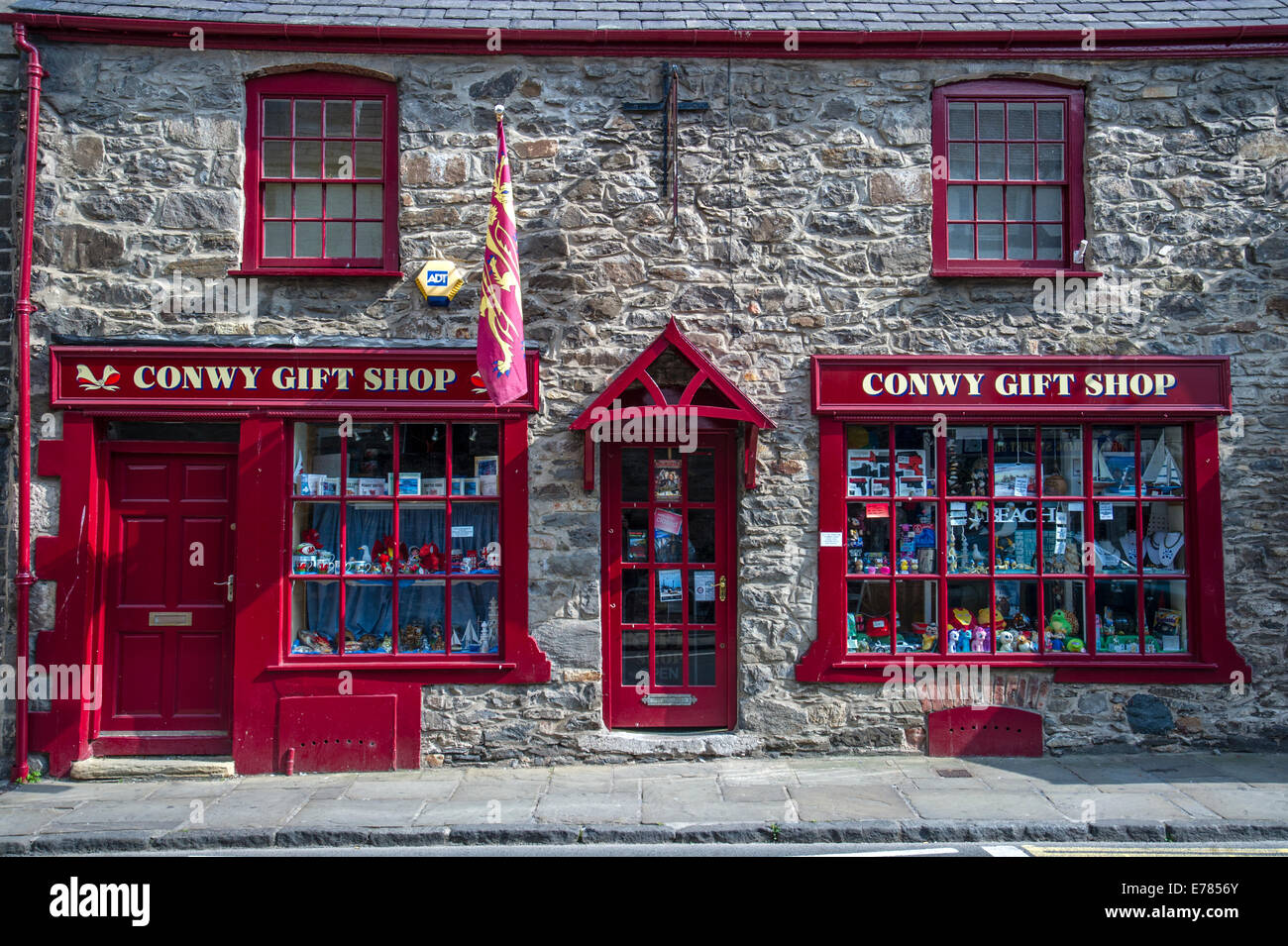 A gift shop in Conwy North Wales. Stock Photo