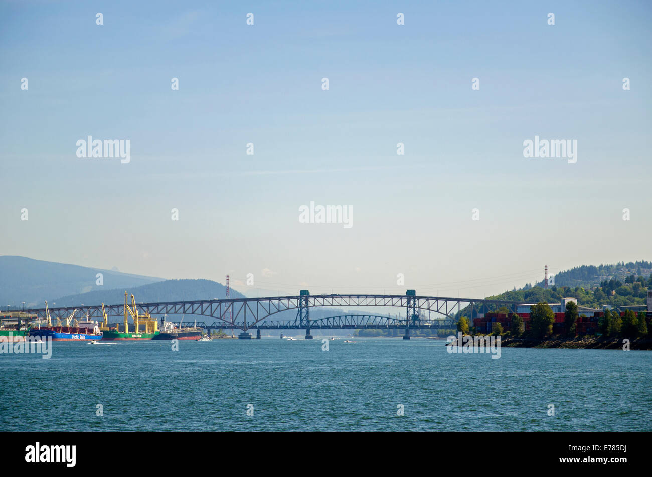 Ironworkers Memorial Second Narrows Crossing bridge, Vancouver Stock Photo