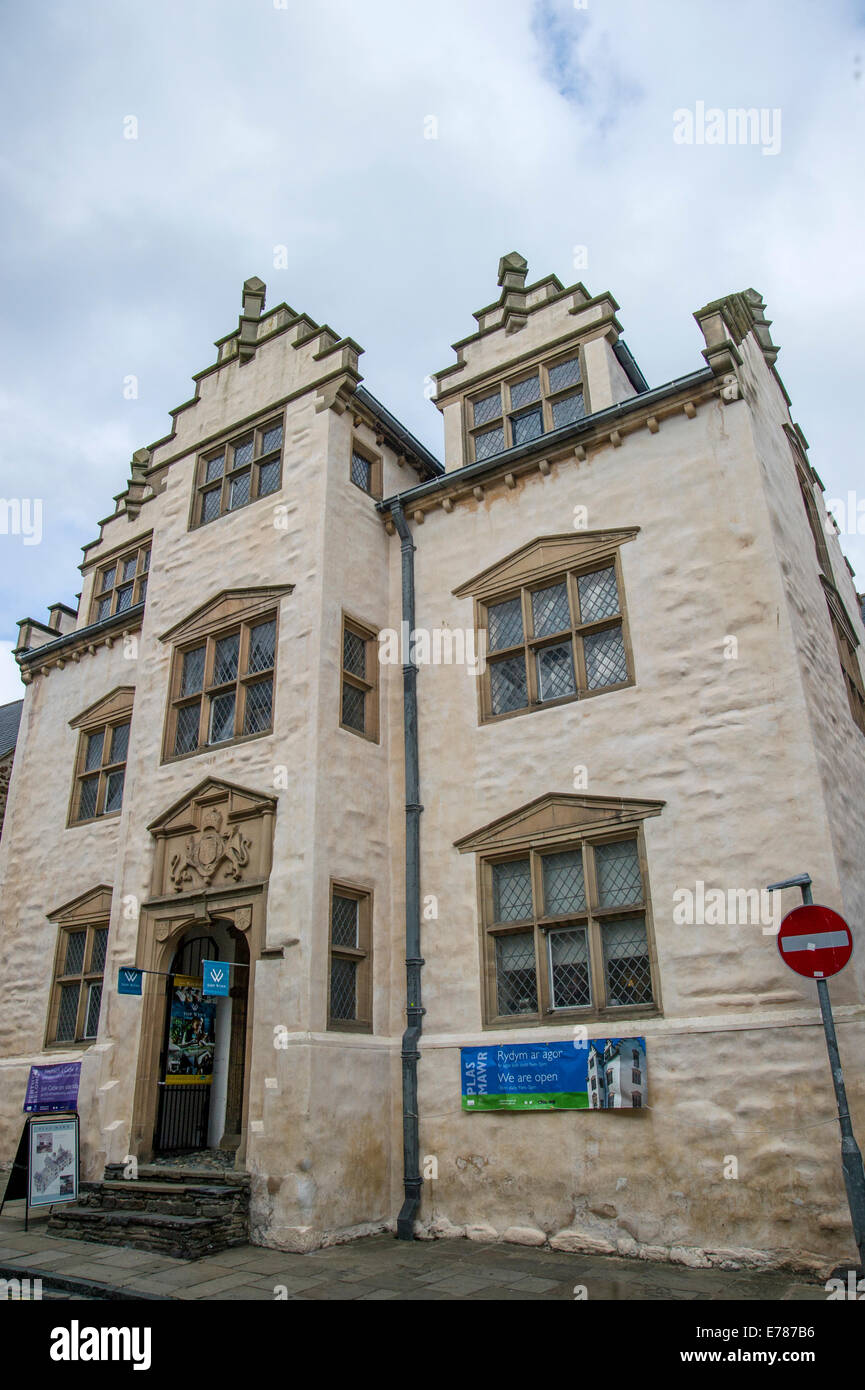 Plas Mawr house in Conwy North Wales Stock Photo Alamy