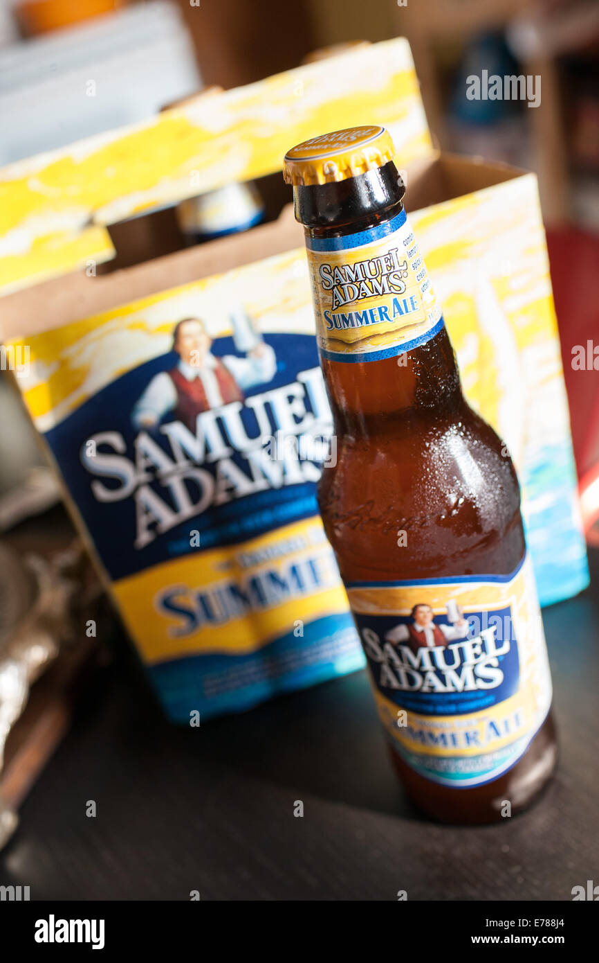 Samuel Adams Beer Stock Photo