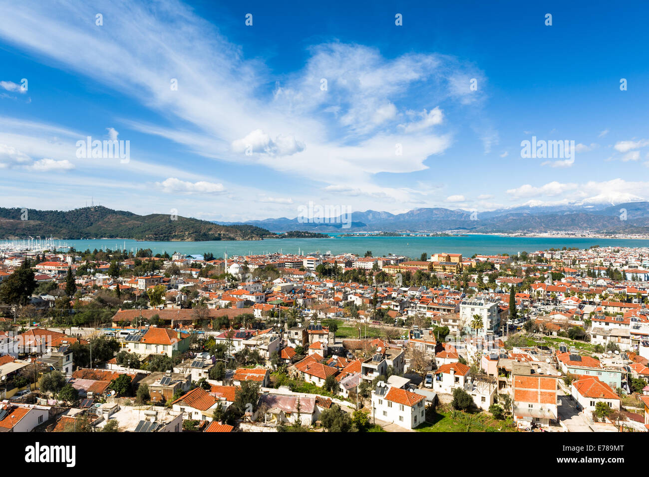 Fethiye landscape Stock Photo
