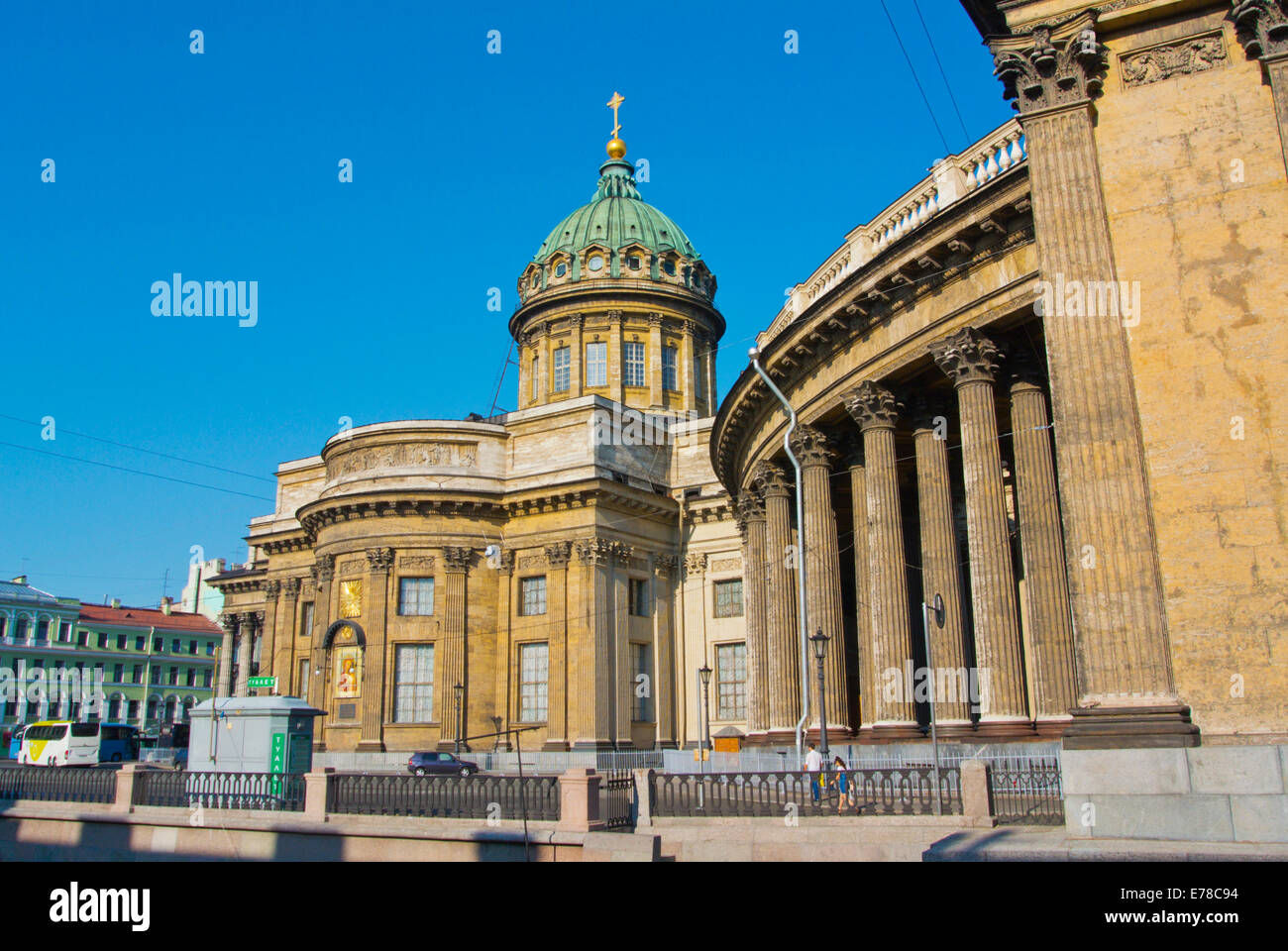Kazan Cathedral, Saint Petersburg, Russia, Europe Stock Photo