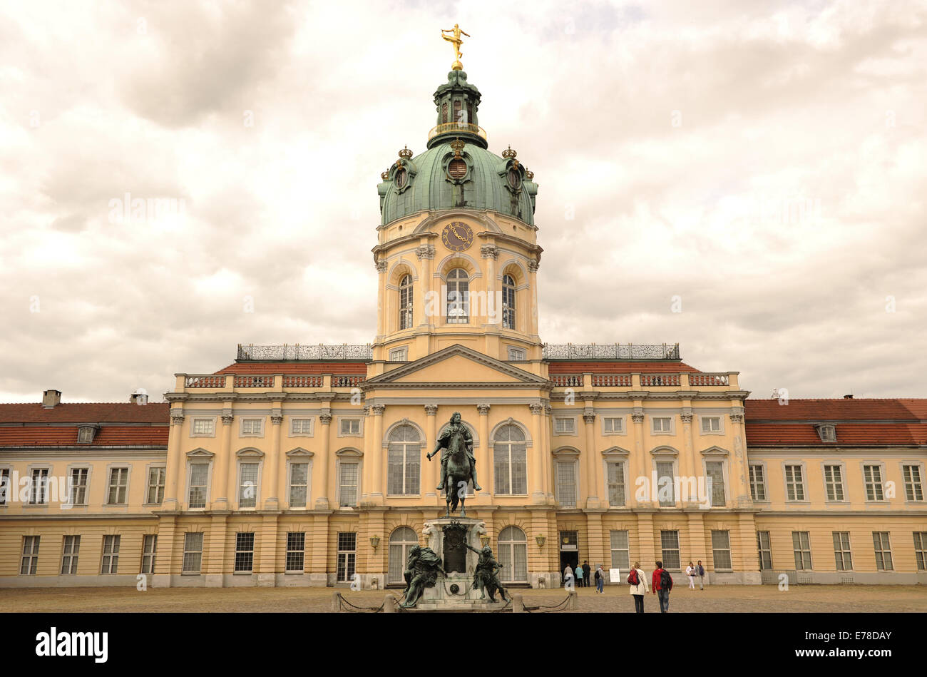 Germany. Berlin. Charlottenburg Palace. Designed by  Johann Arnold Nering (1659-1695). Stock Photo