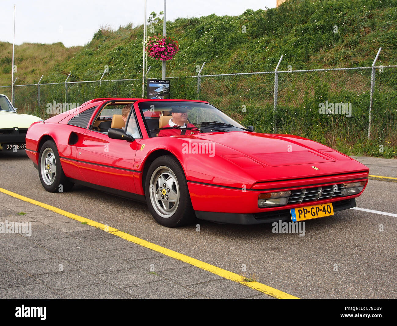 1988 FERRARI 328 GTS, licence PP-GP-40 Stock Photo