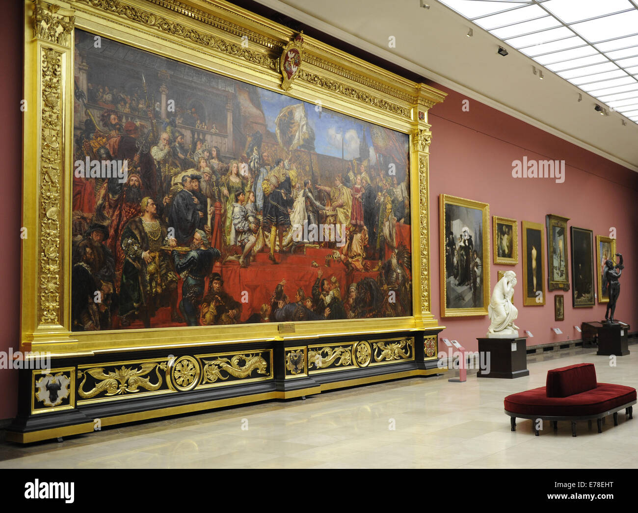 Poland. Krakow. The National Museum. Inside Stock Photo - Alamy