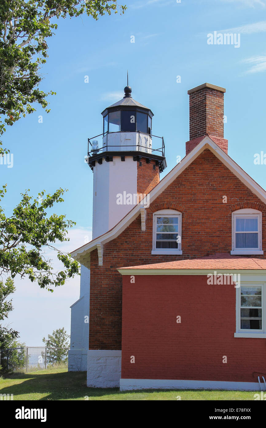 Eagle Harbor Lighthouse on Lake Superior in Michigan's Upper Peninsula
