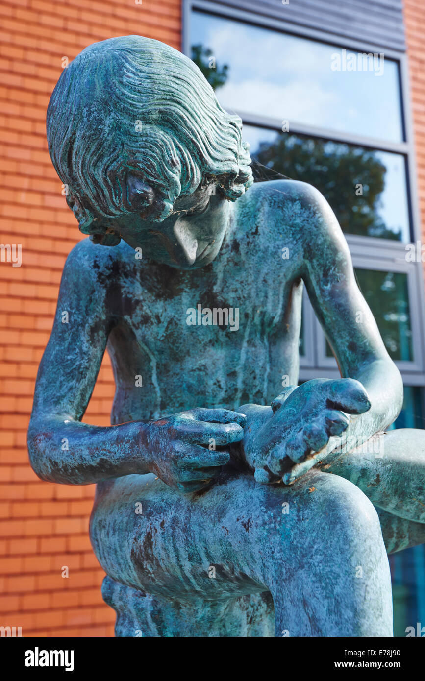 Replica Of The Statue Of Pinau The Boy With The Thorn Outside The