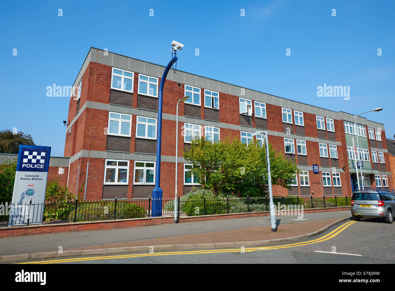 Police Station Cannock Staffordshire UK Stock Photo