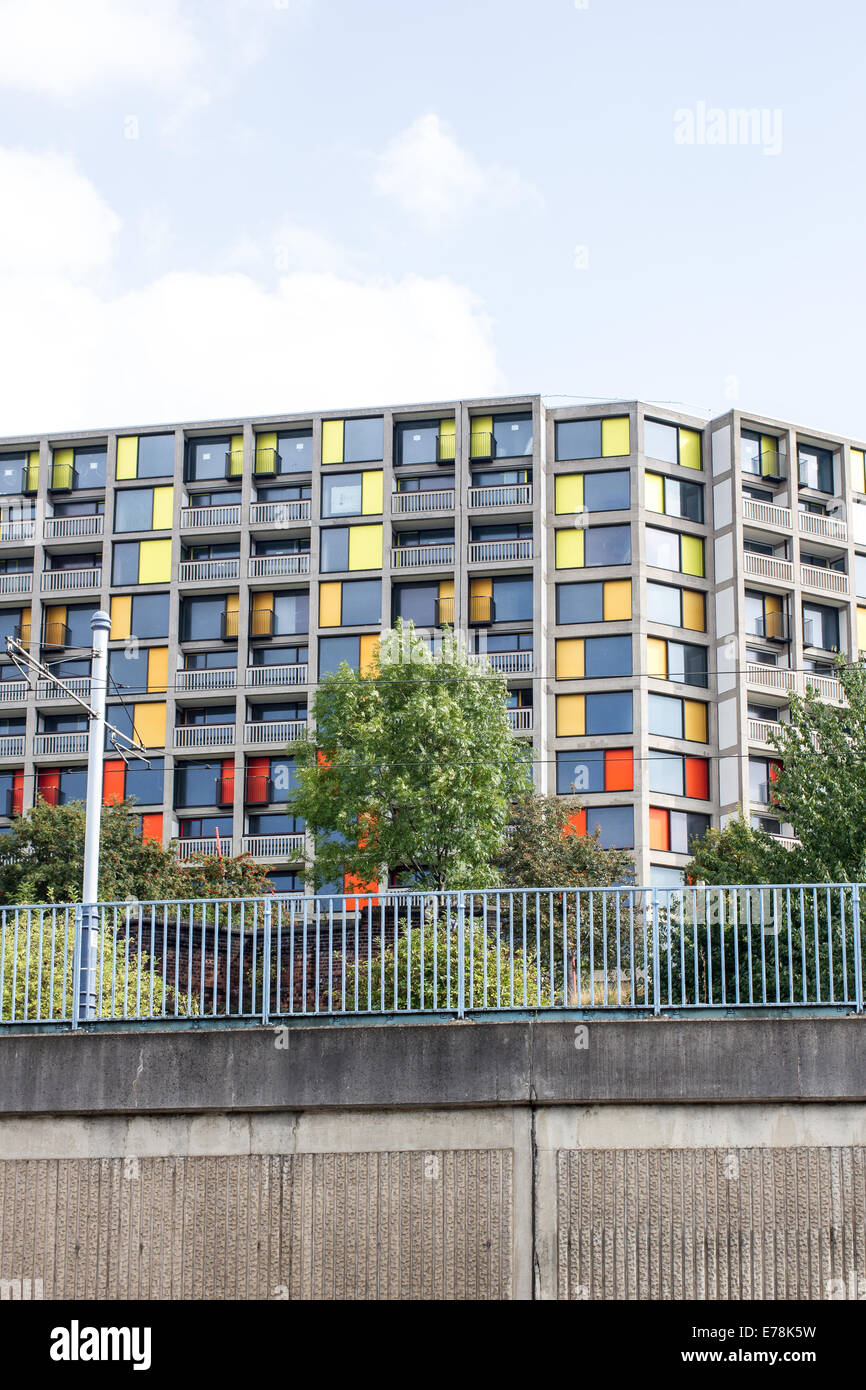Park Hill flats, Grade II* listed brutalist council housing estate in