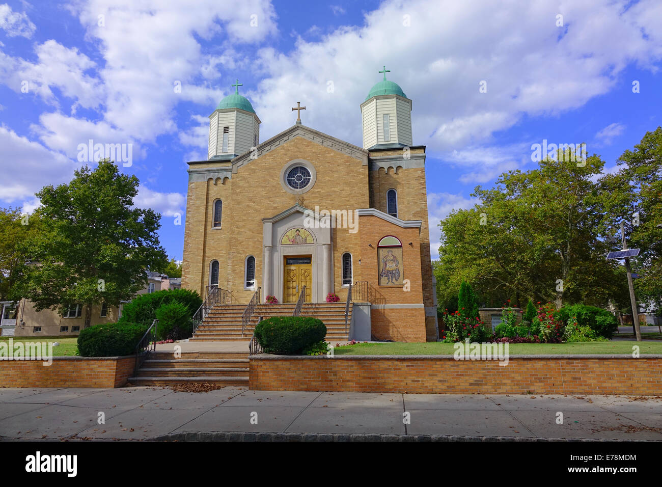 Saint Demetrios Greek Orthodox Church, Perth Amboy, New Jersey Stock Photo