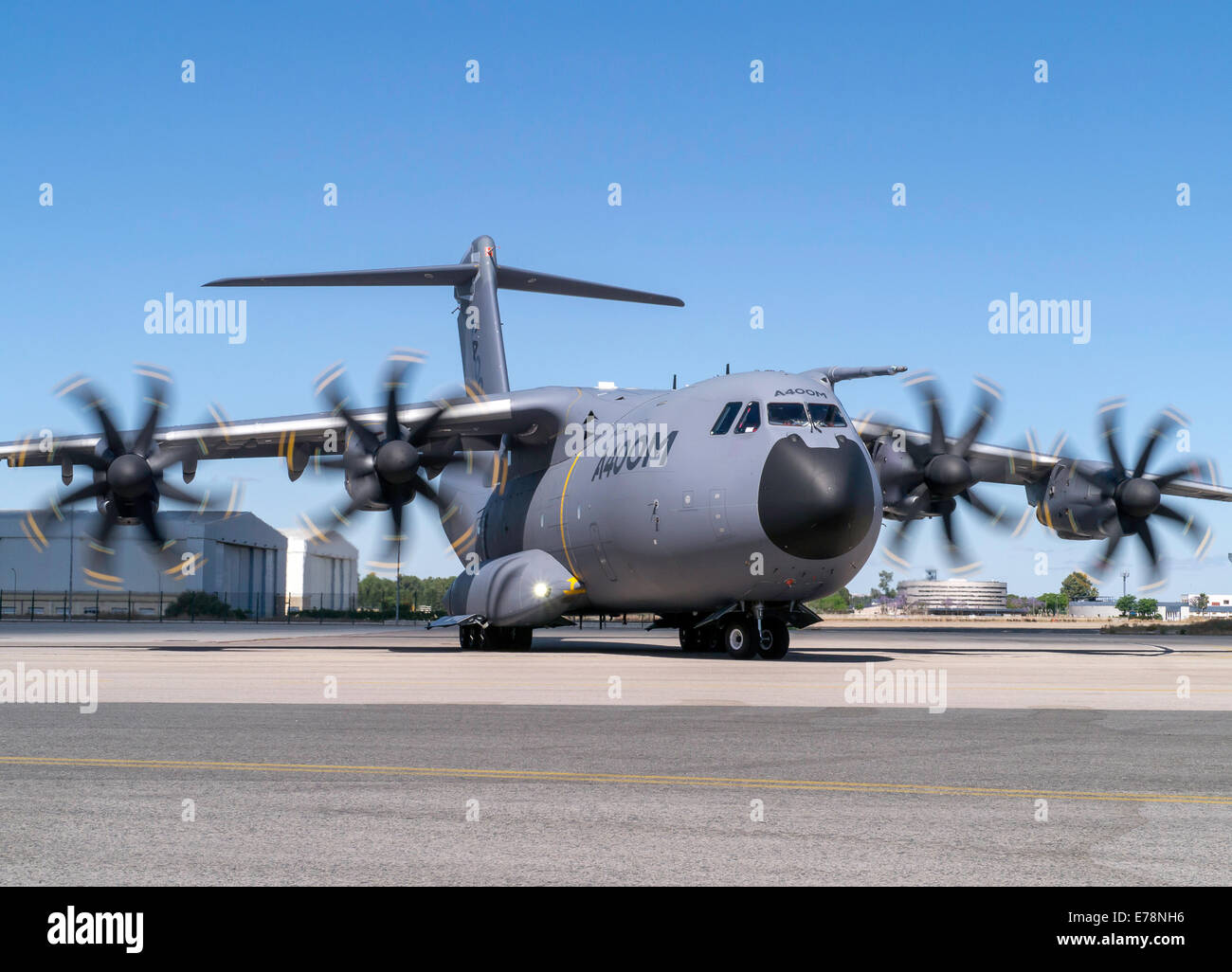Airbus Defence and Space flight test Stock Photo