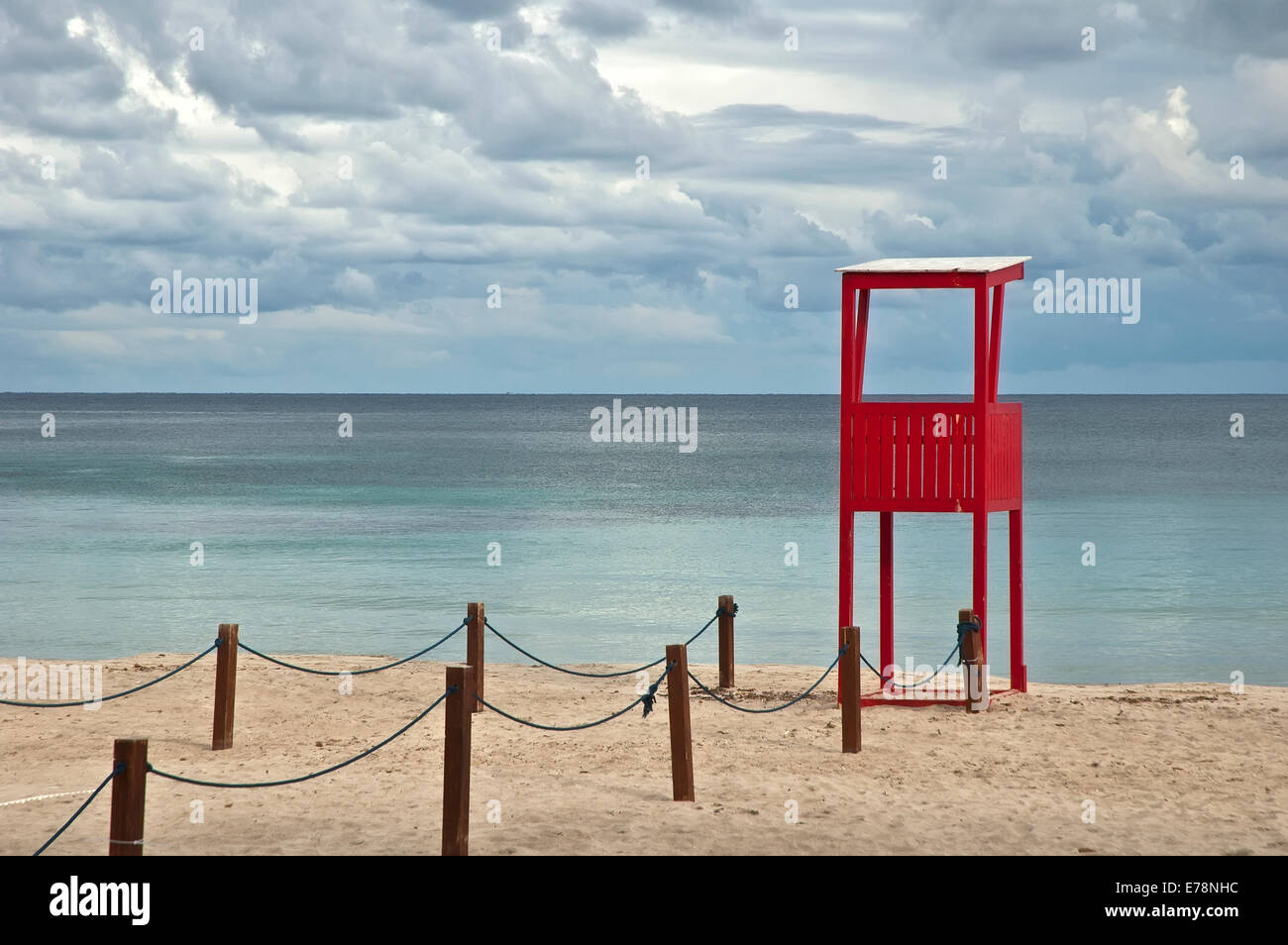 Real Guard Bench Life guard bench, Italy Stock Photo - Alamy