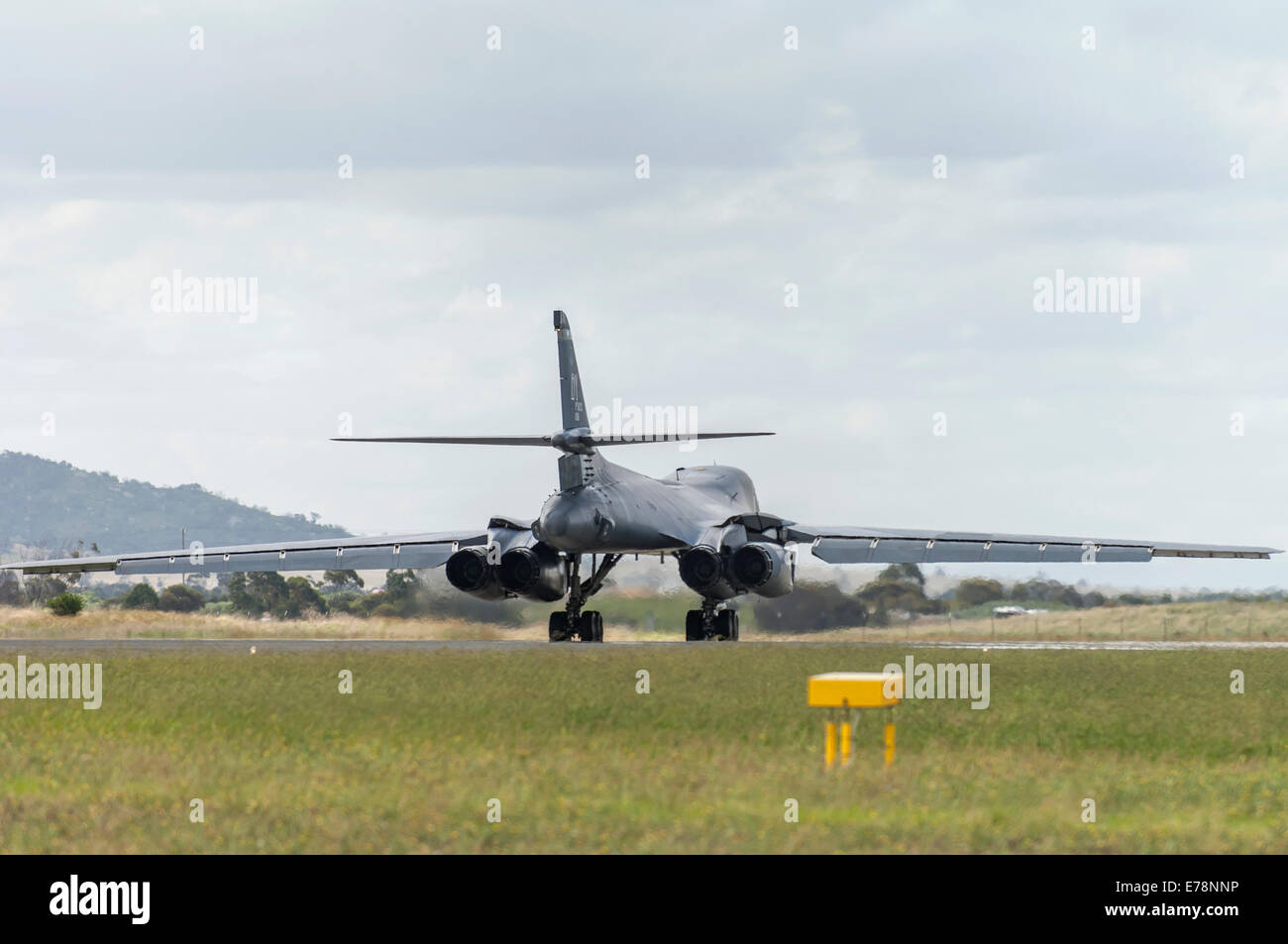Rockwell (Boeing) B-1B Lancer at Avalon Air Show Stock Photo