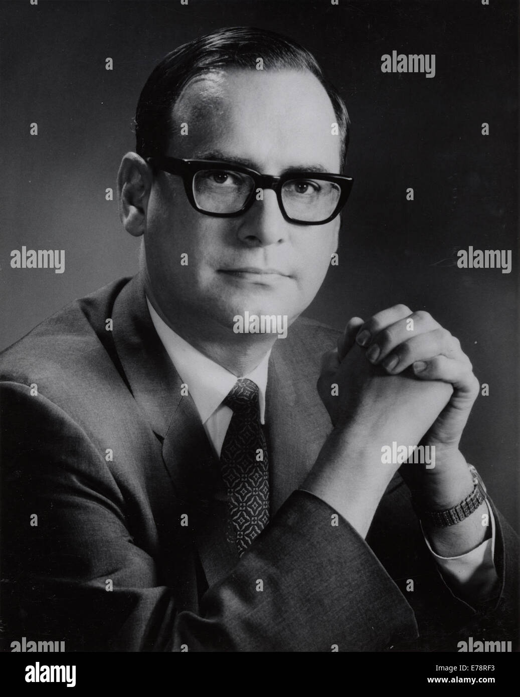 Portrait of James B Rhoads, Fifth Archivist Stock Photo