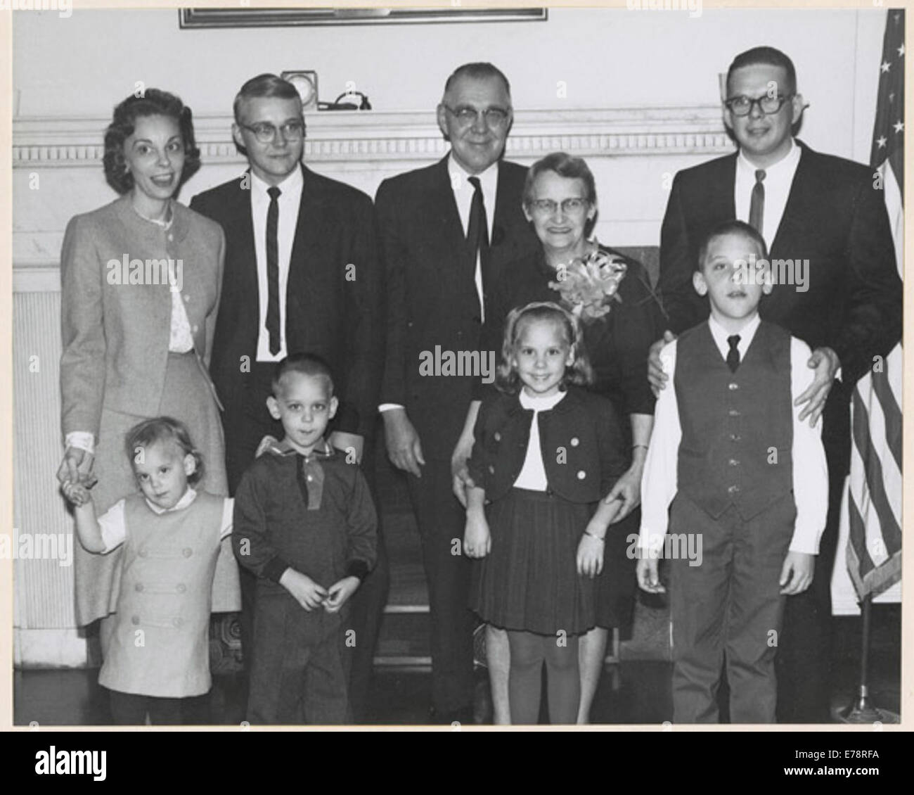 Photograph of Family of Dr Robert H Bahmer, Stock Photo