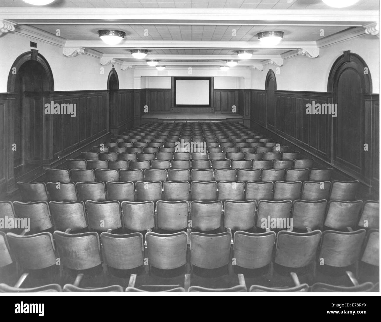 Photograph Of The Division Of Motion Pictures Auditorium And Stage