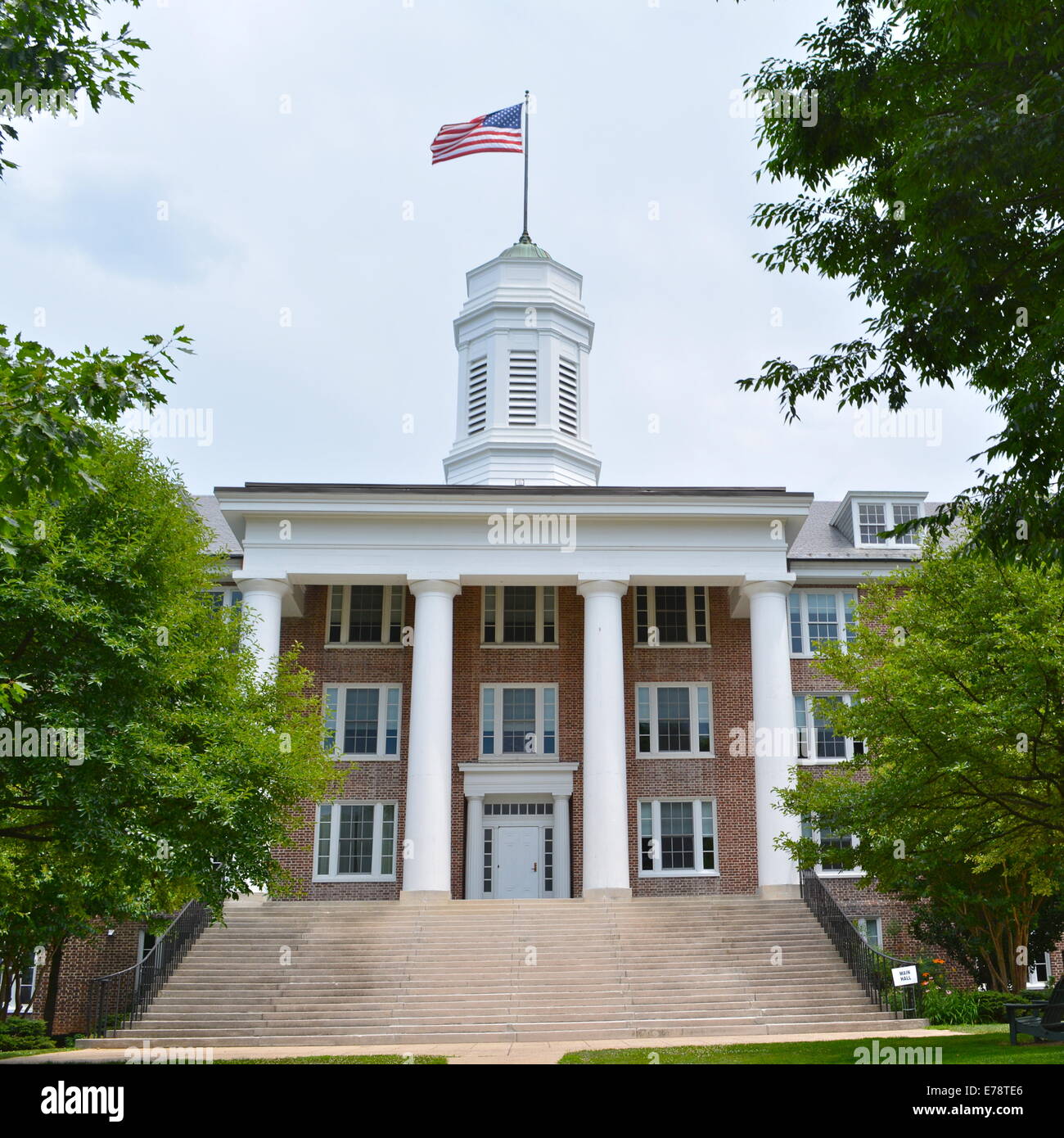 Mercersburg Academy, Main Hall Stock Photo Alamy