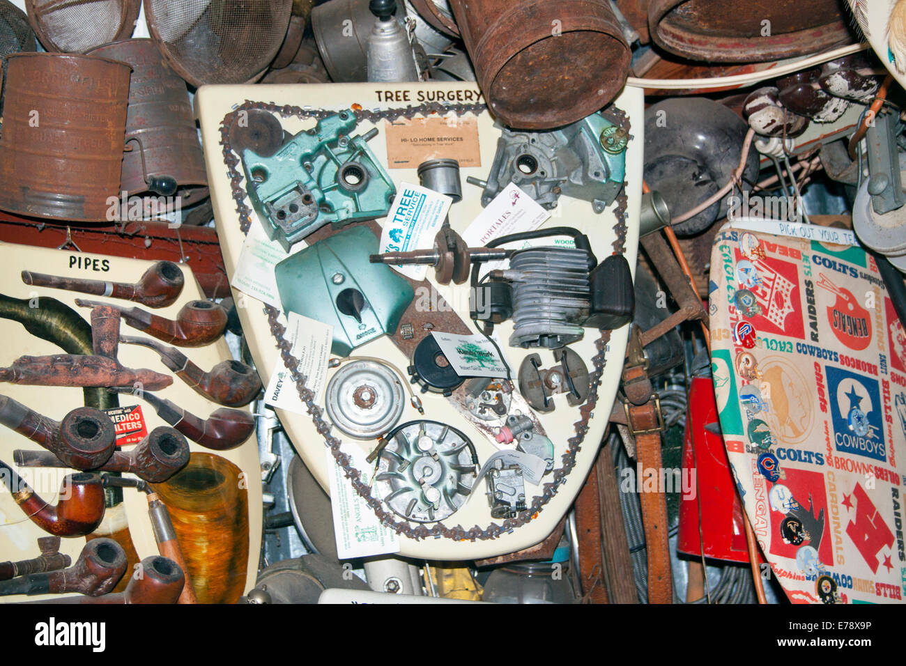 Barney Smiths Toilet Seat Art Museum in San Antonio Texas Stock Photo