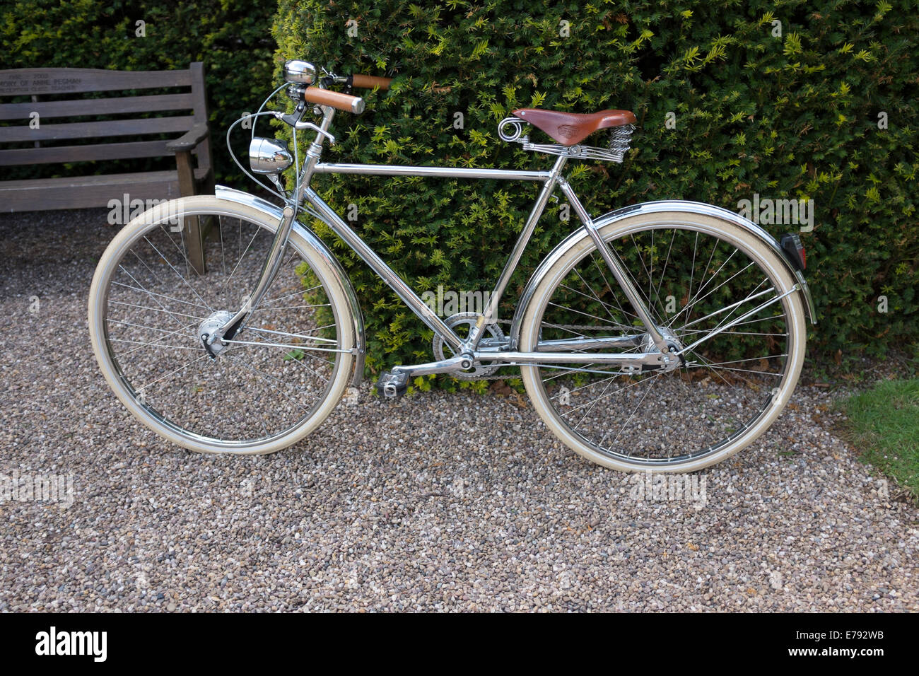 Vintage Pashley Bike Bicycle English Classic Design Stock Photo