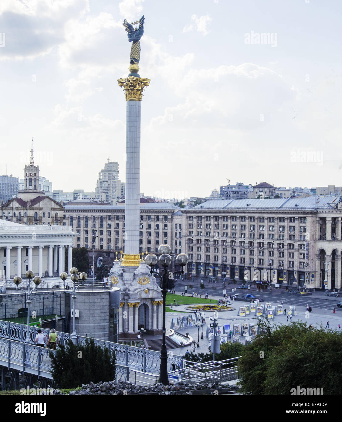 Independence Square. 9th Sep, 2014. central square of Kiev, Ukraine © Igor Golovniov/ZUMA Wire/Alamy Live News Stock Photo
