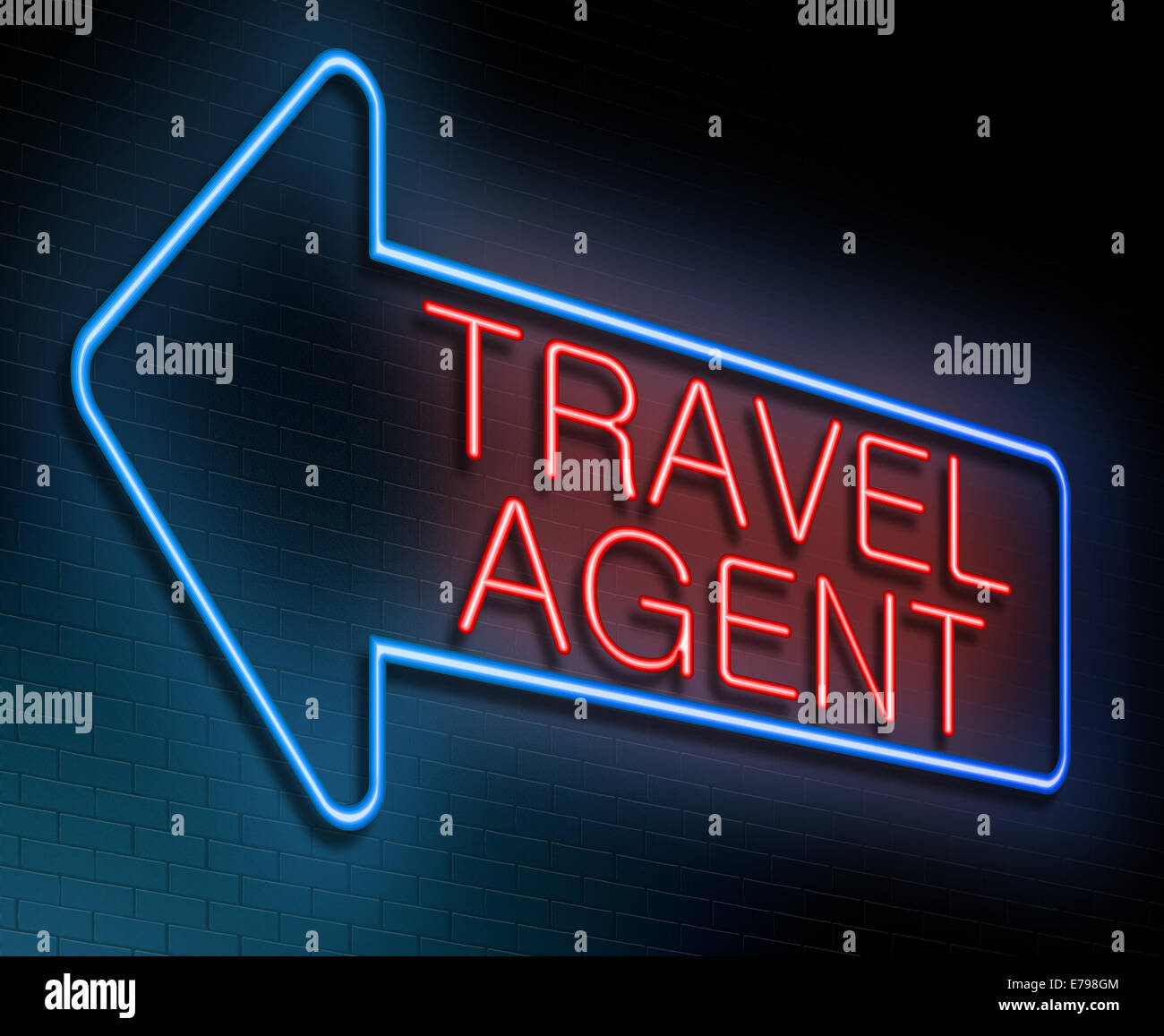 Travel agent concept. Stock Photo
