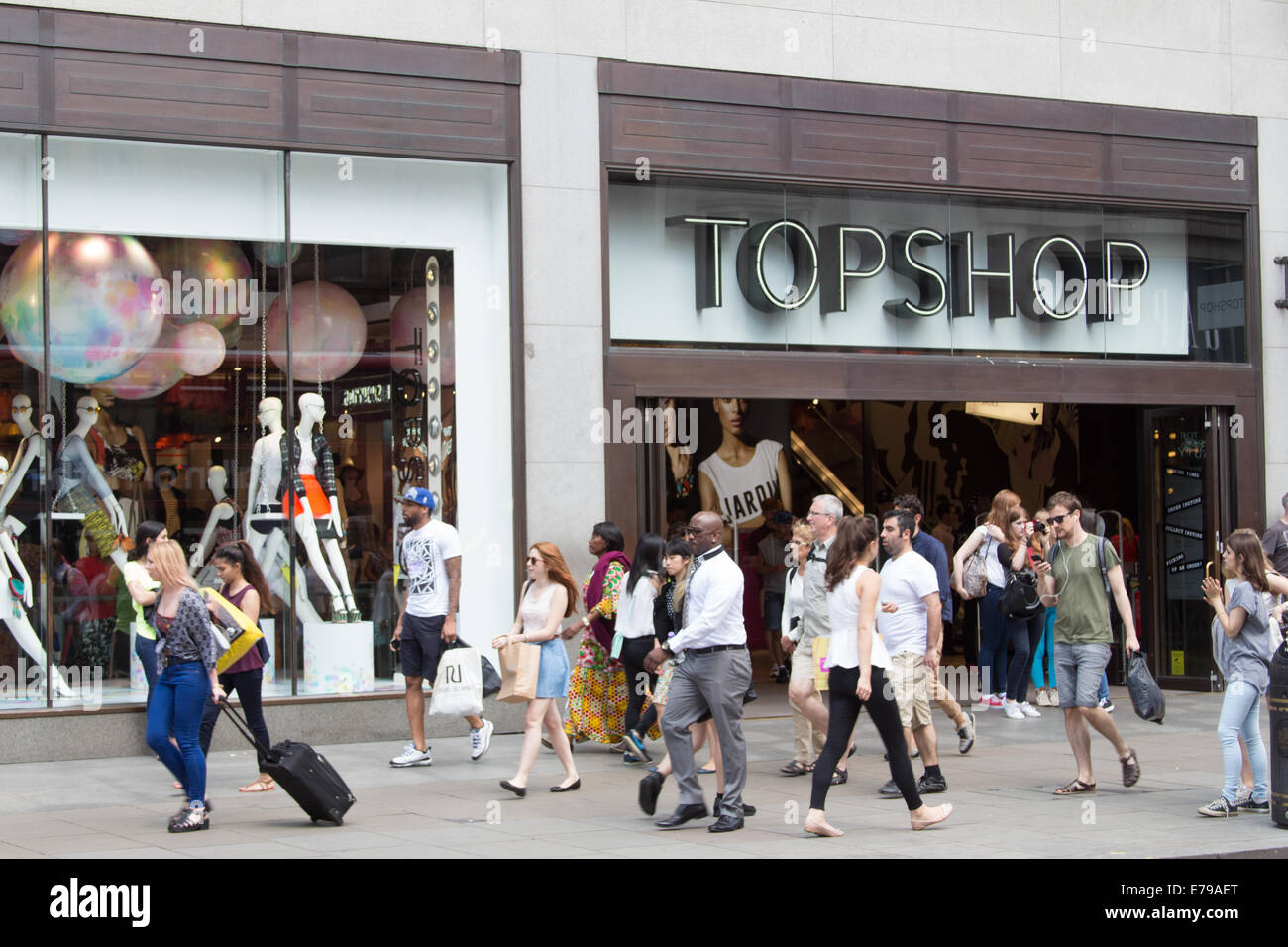 on Oxford Street, London UK Stock Photo Alamy
