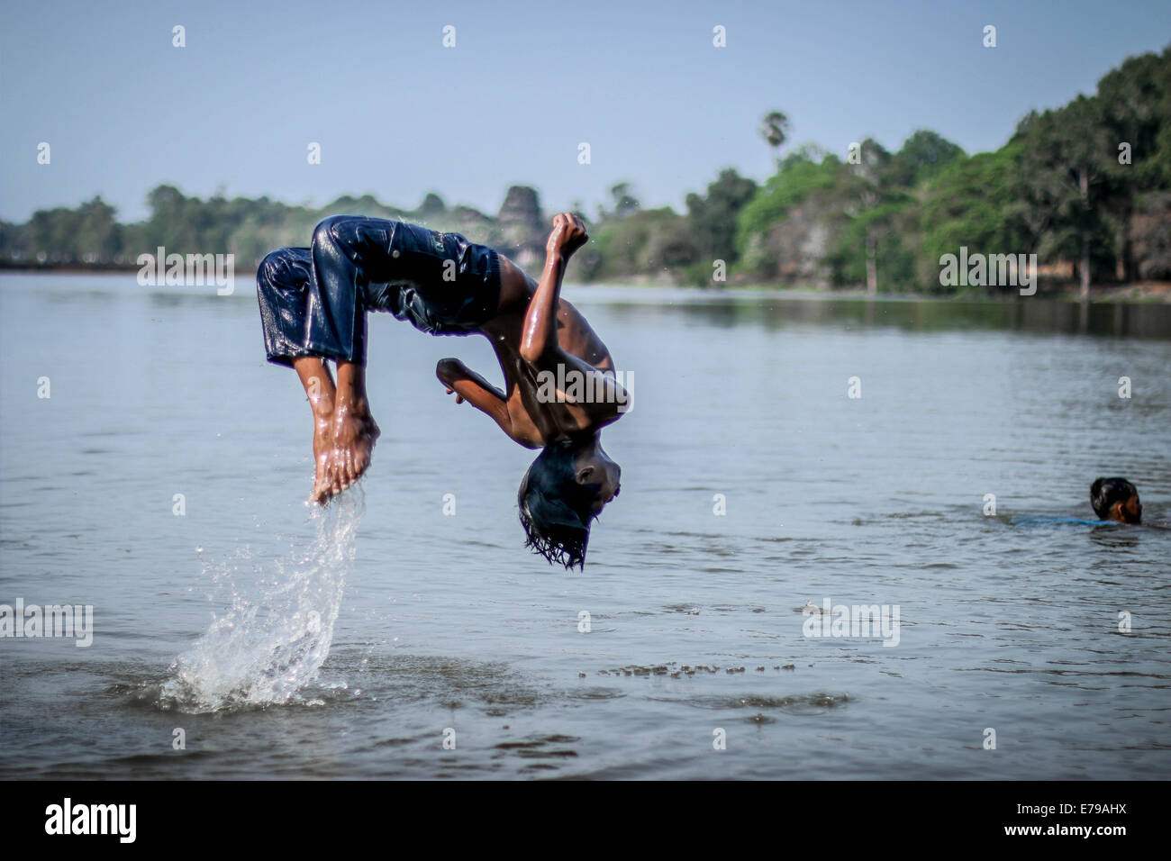 Water acrobatics hires stock photography and images Alamy