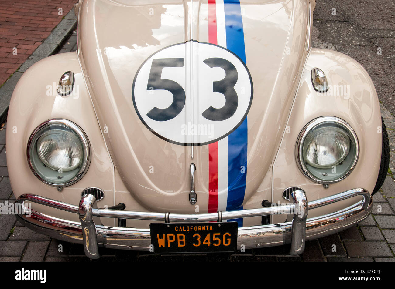 Herbie 53 vw bug car hi-res stock photography and images - Alamy