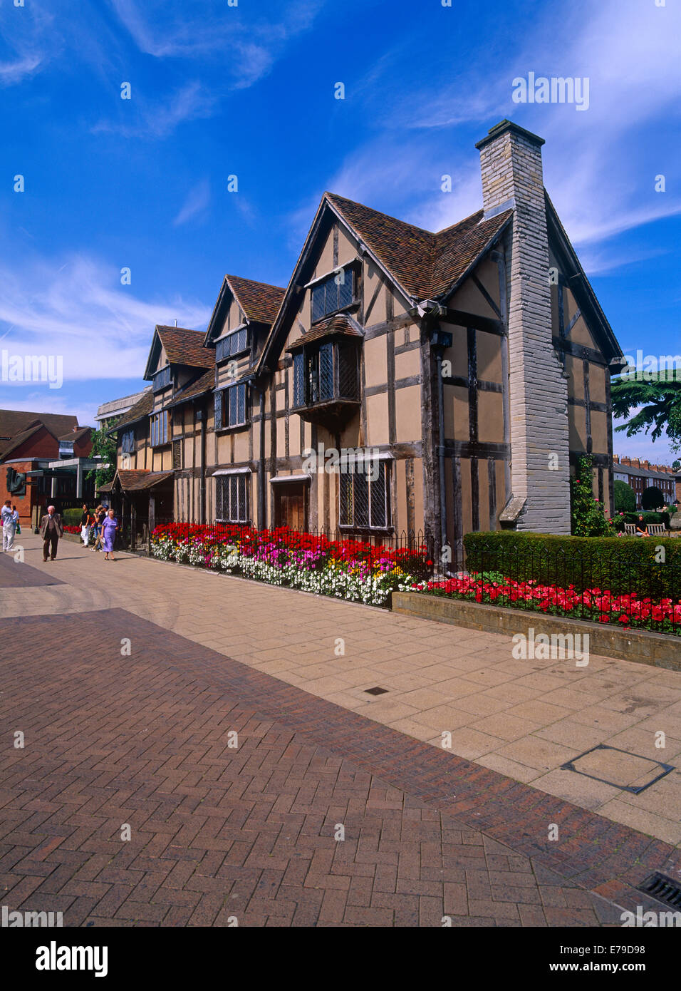 Shakespeare Country  in Stratford-upon-Avon Warwickshire Stock Photo