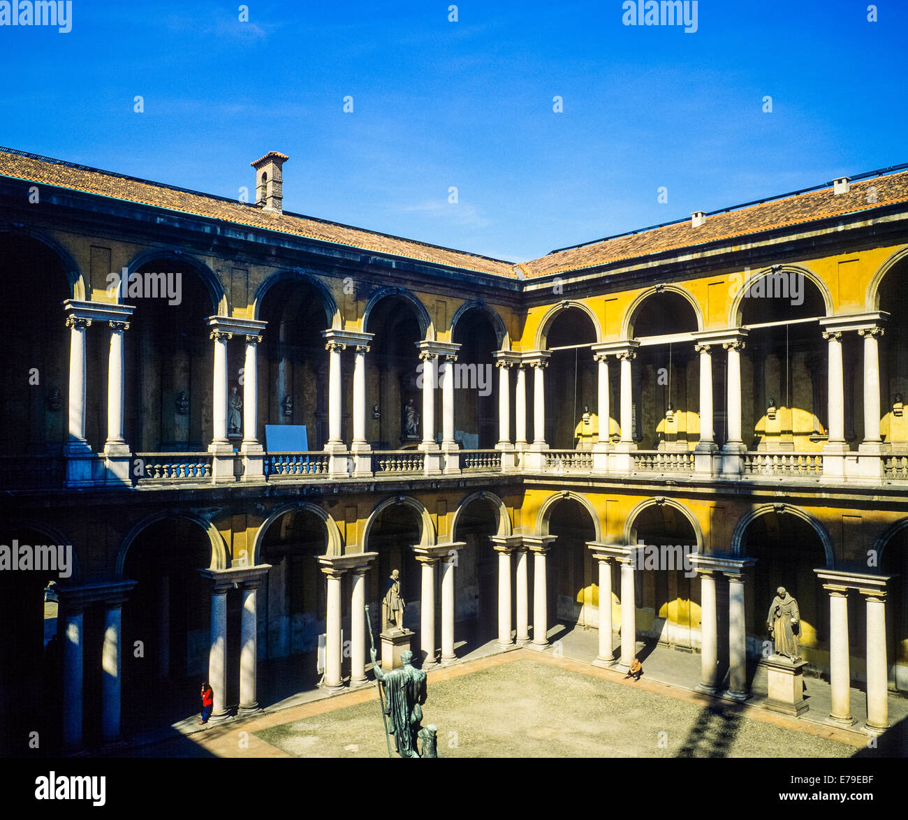 Palazzo di Brera palace Pinoteca art gallery Milan Lombardy Italy Europe Stock Photo