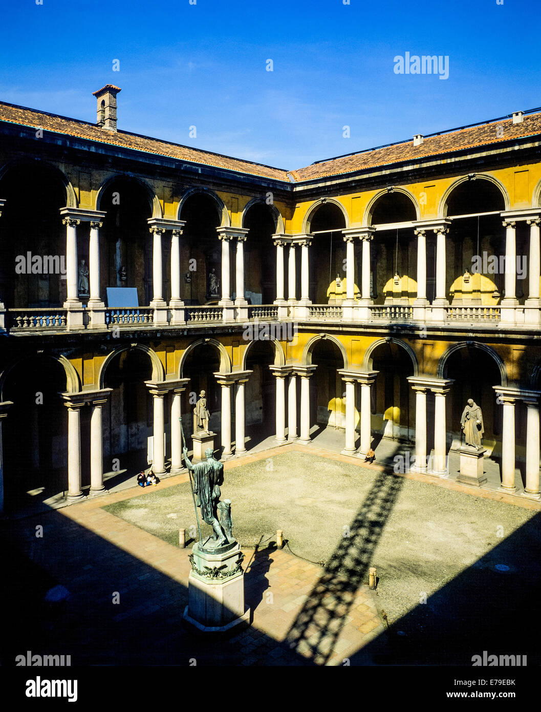 Palazzo di Brera palace Pinoteca art gallery Milan Lombardy Italy Stock Photo