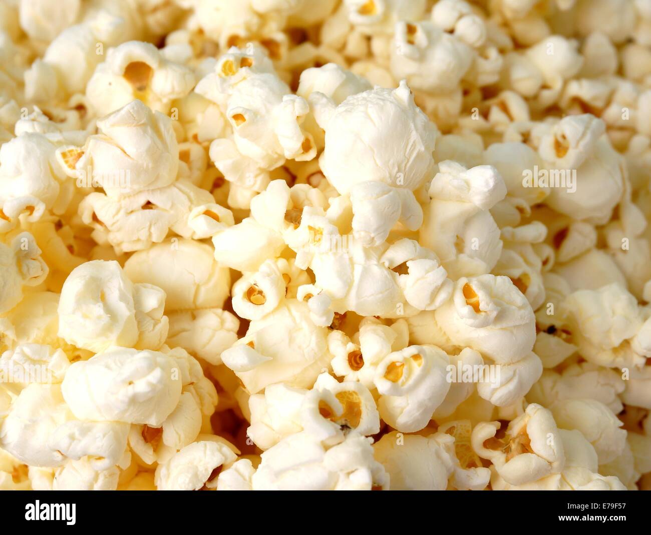 Popcorn, unhealthy salty snack made from corn Stock Photo Alamy