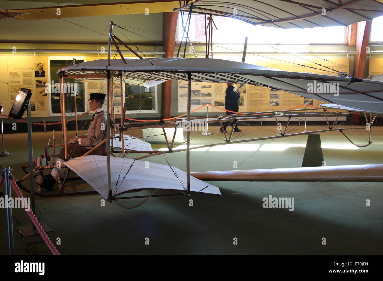 The Wasserkuppe in the Rhoen is the birthplace of modern gliding. There it was invented in the early 20th century. On the same place there is also the German glider museum. Photo: Klaus Nowottnick Date: October 09, 2010 Stock Photo