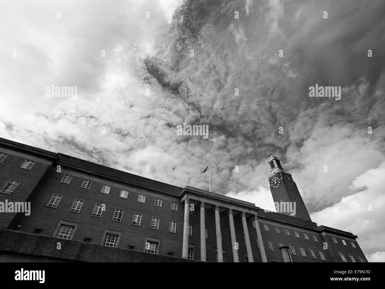 Norwich City Hall, Norfolk, England. Stock Photo
