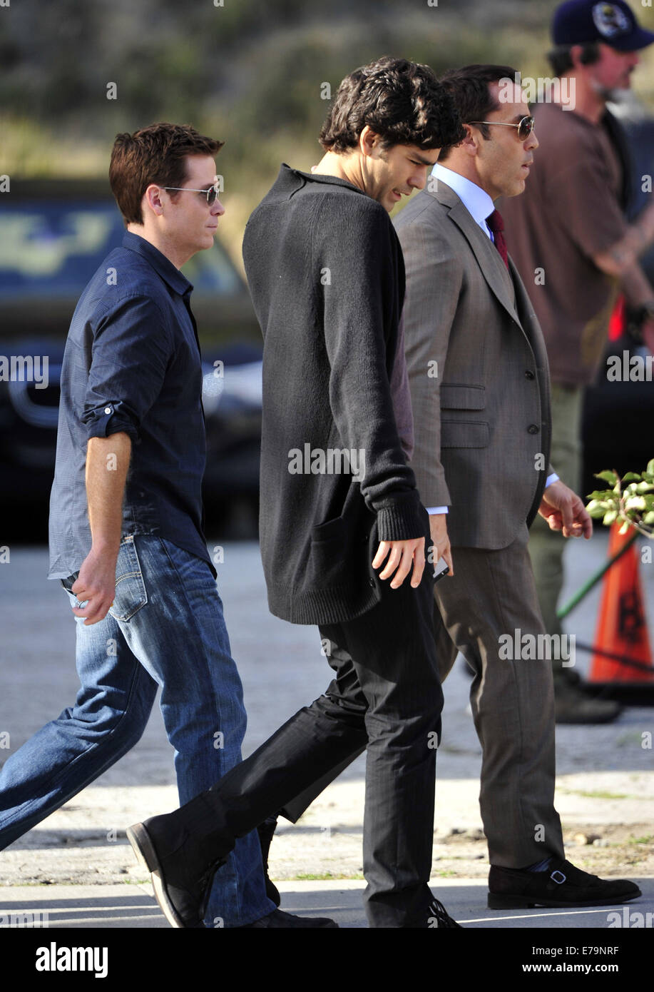 Rapper Entourage Robs Agent On the set of the 'Entourage' movie Featuring: Contestant Where: Los ...