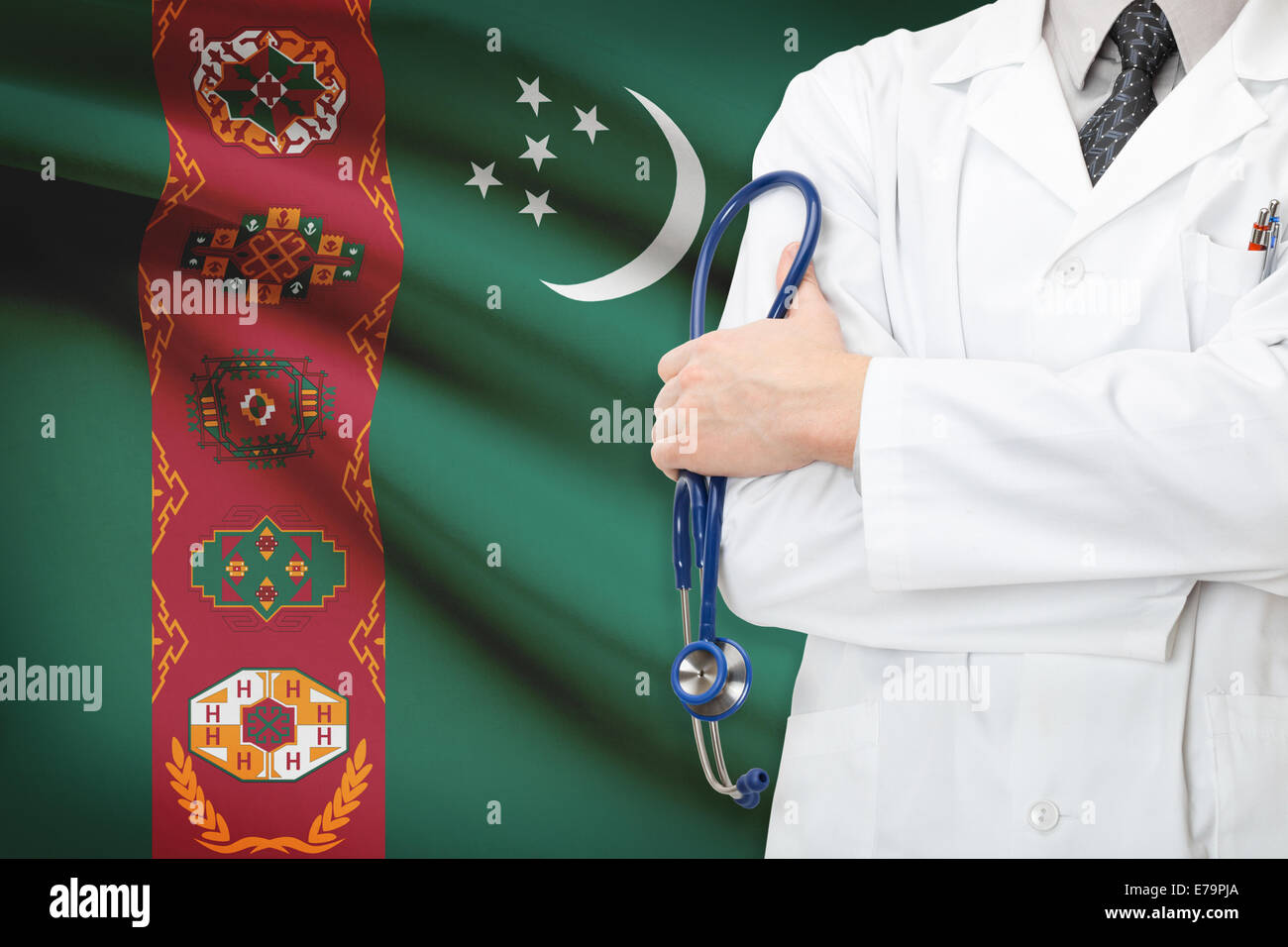 Concept of national healthcare system Turkmenistan Stock Photo Alamy