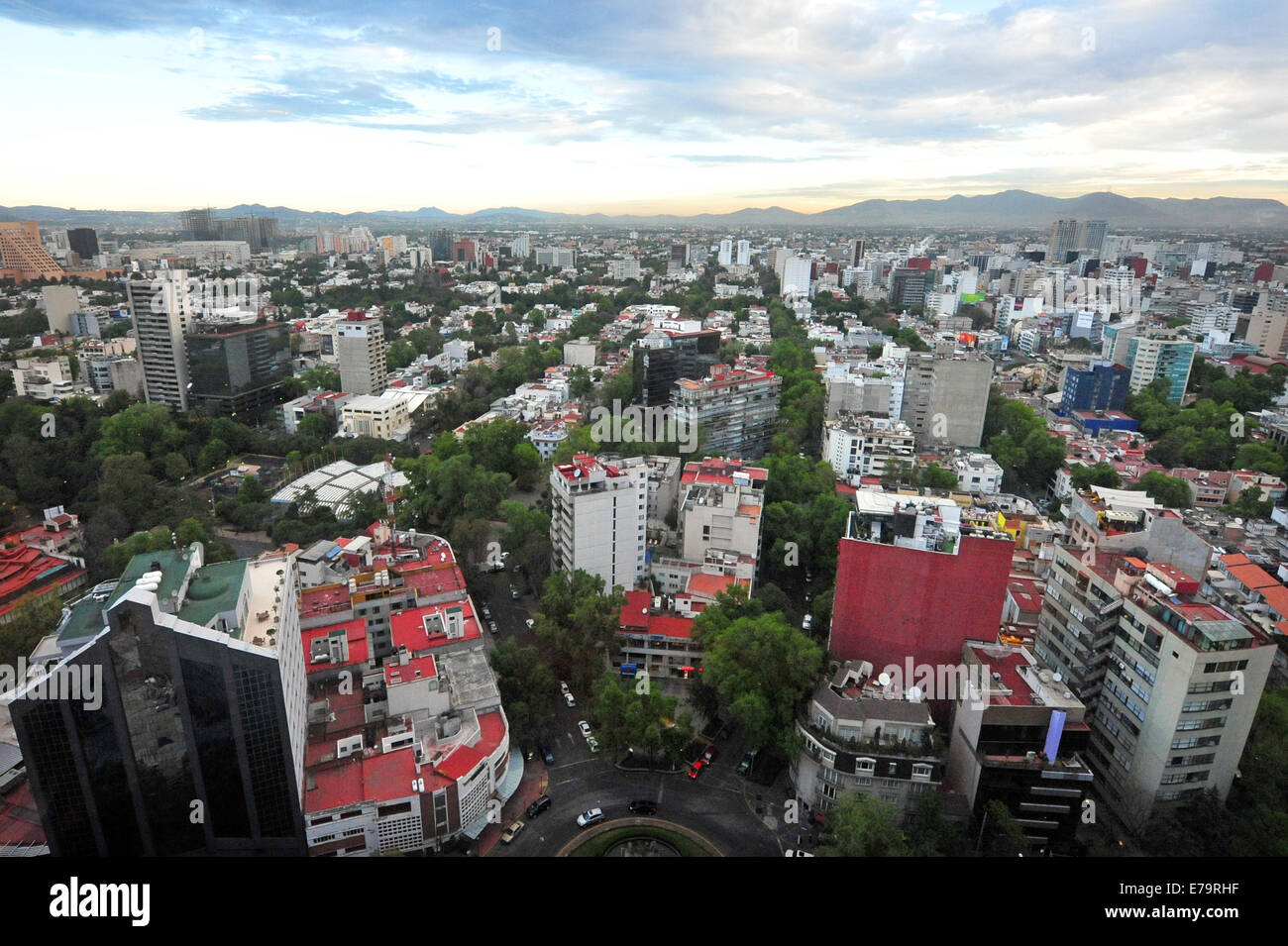 Mexico City Aerial Skyline High Resolution Stock Photography and Images ...