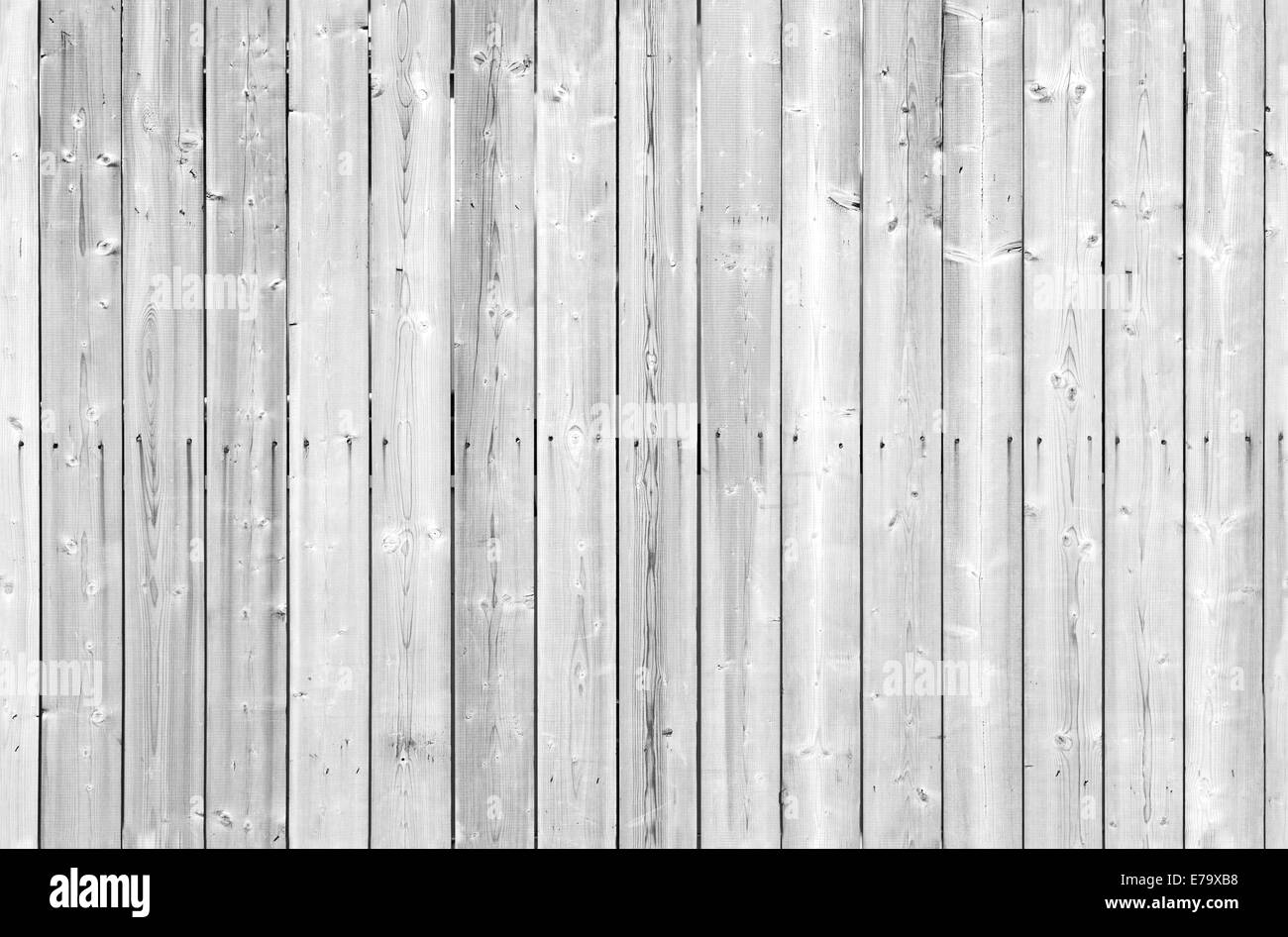 Seamless background texture of white painted wooden wall Stock Photo