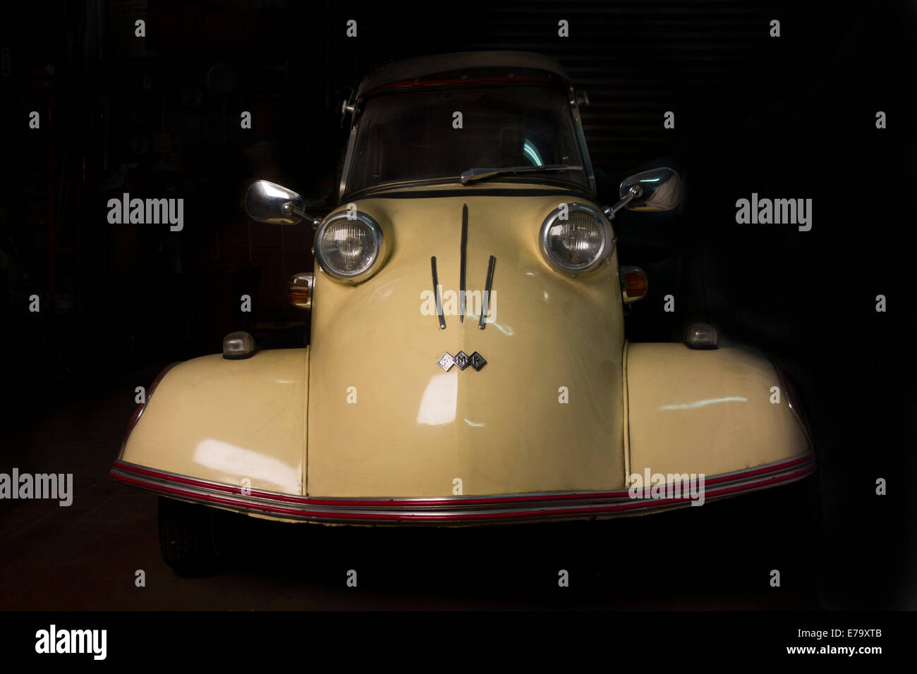 Messerschmitt three wheel bubble car Stock Photo