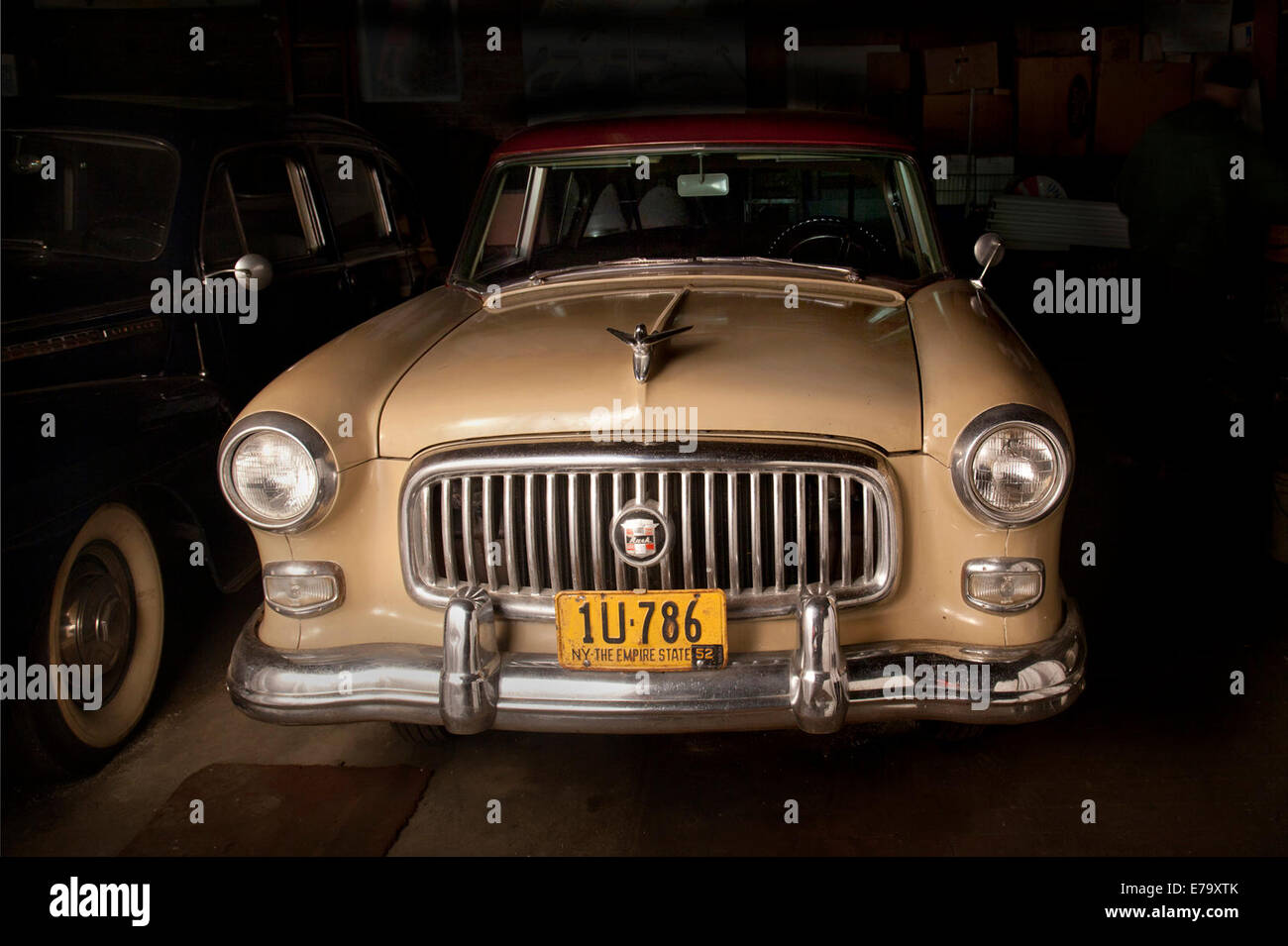 1952 nash statesman car Stock Photo