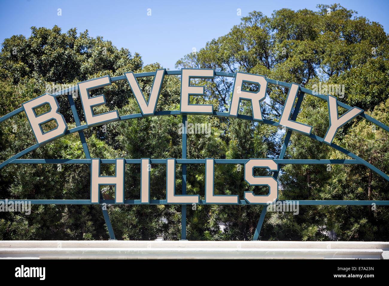 The Beverly Hills sign Stock Photo Alamy