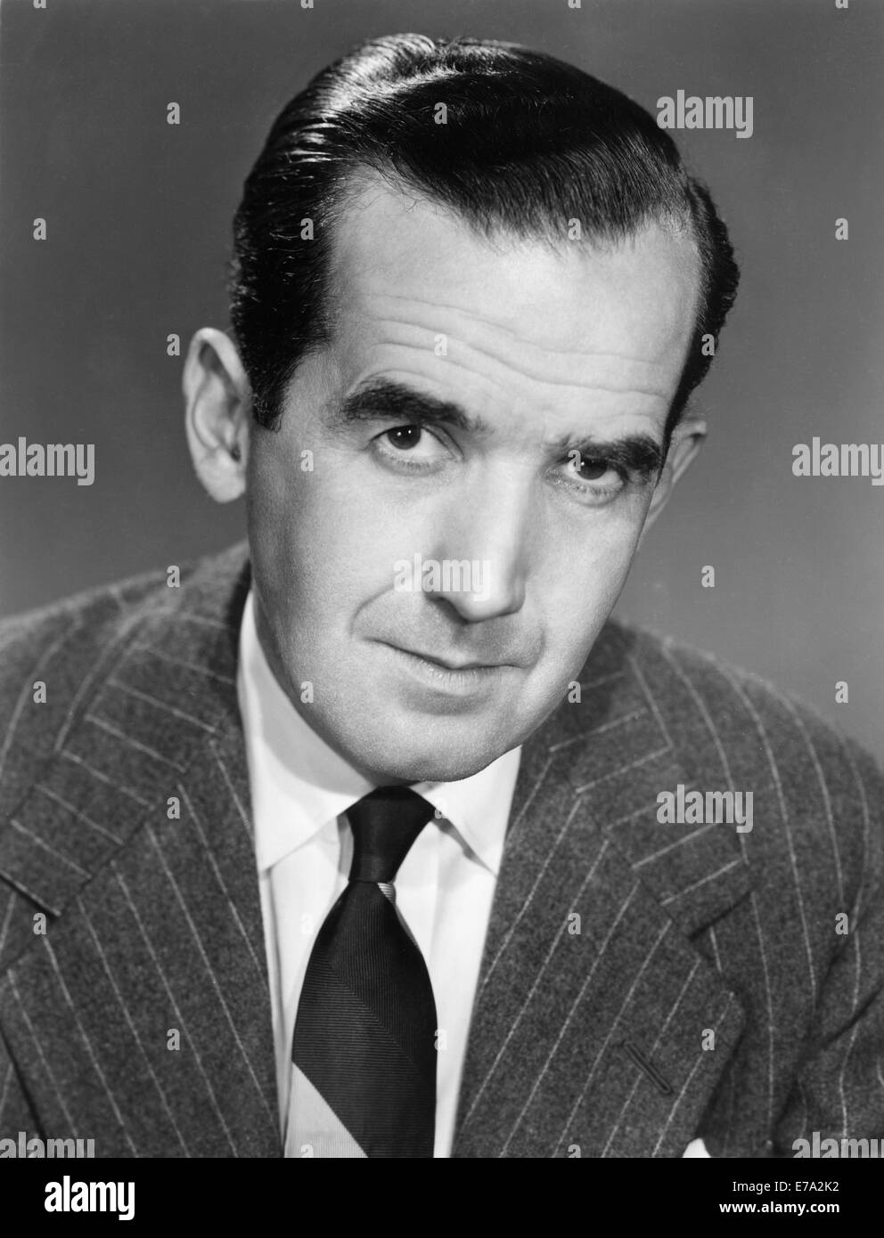 Edward R. Murrow (19081965), American Broadcast Journalist, Portrait