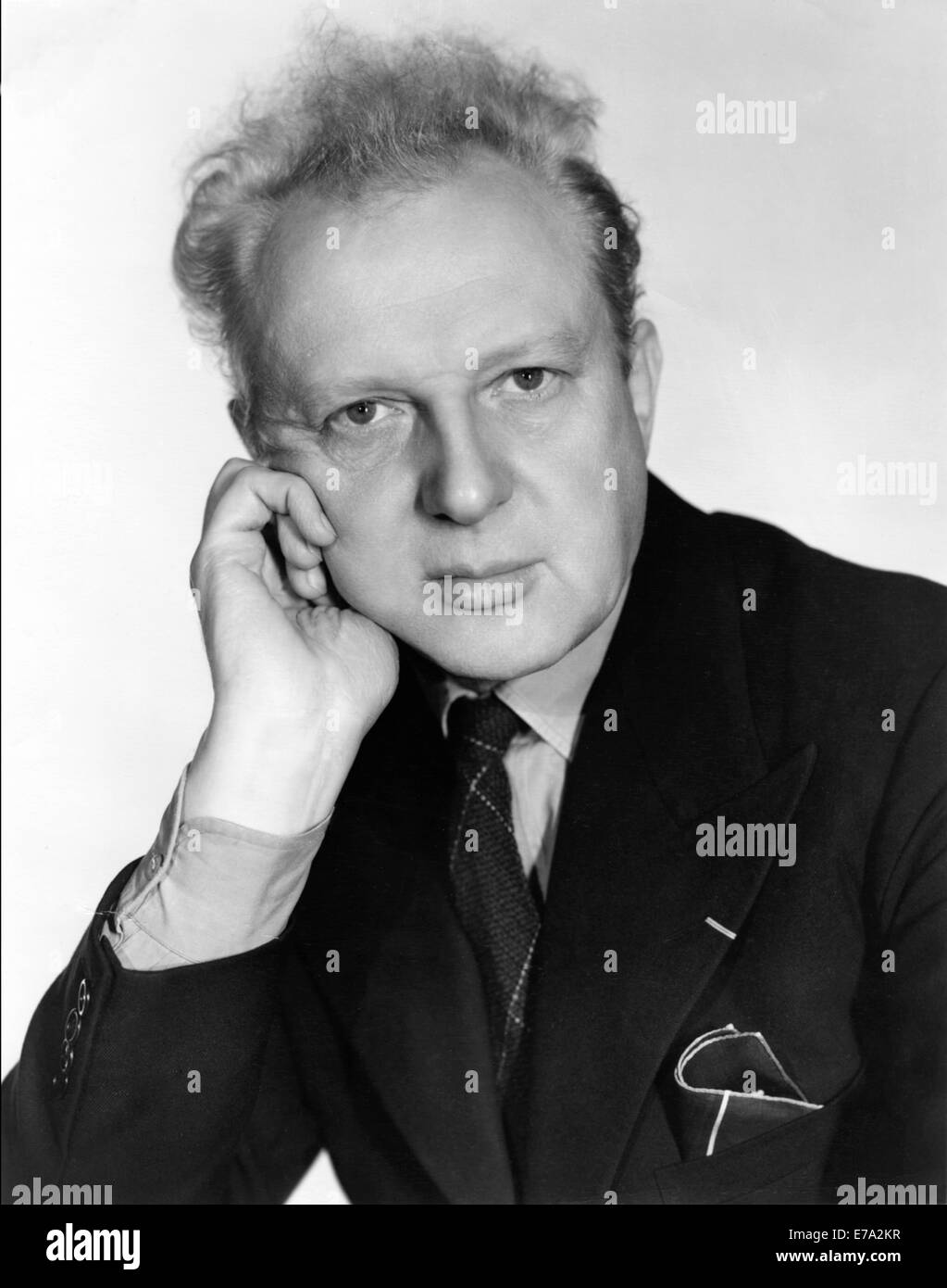 Leopold Stokowski (1882-1977), Music Conductor, Portrait, 1947 Stock Photo