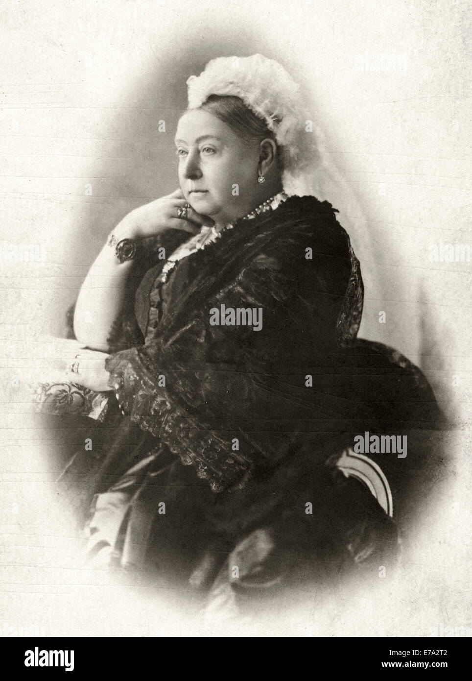 Queen Victoria (1818-1901), Portrait, circa 1880 Stock Photo